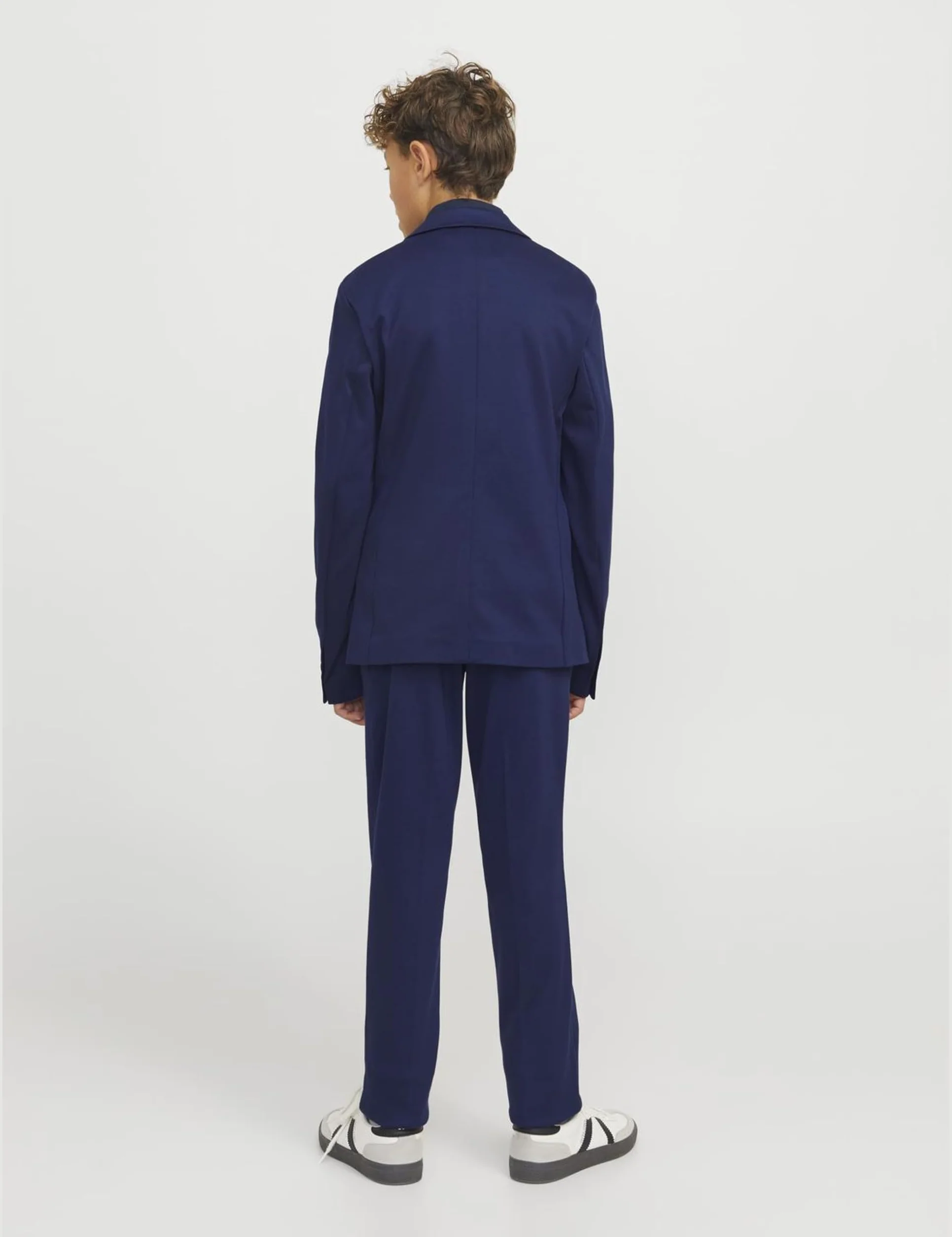 JACK & JONES JUNIOR JJEJAXON Blazer Noos JNR, średniowieczny niebieski, 170 dla dzieci, niebieski/szary, 170