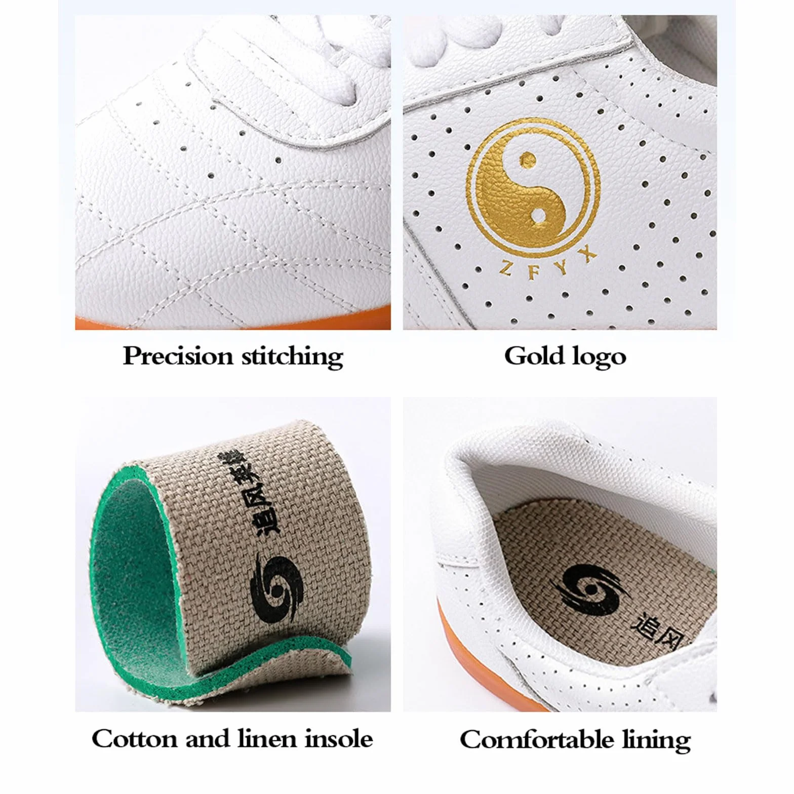 Buty Taichi, buty Kung Fu, skórzane buty bokserskie taekwondo, unisex, buty do sztuki walki, mężczyzna i kobieta, oddychające, do codziennego treningu porannych ćwiczeń
