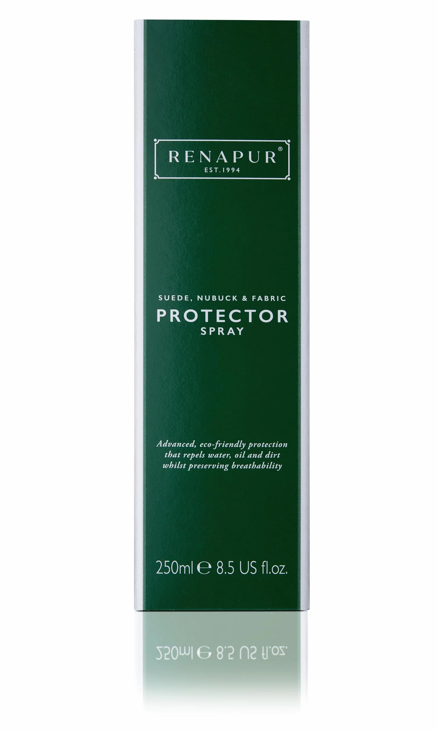 Renapur Suede & Fabric Protector 250 ml - Nietoksyczny - Wodoodporny i chroniący zamsz, Nubuk, tkanina, bawełna, buty, trampki, buty i więcej