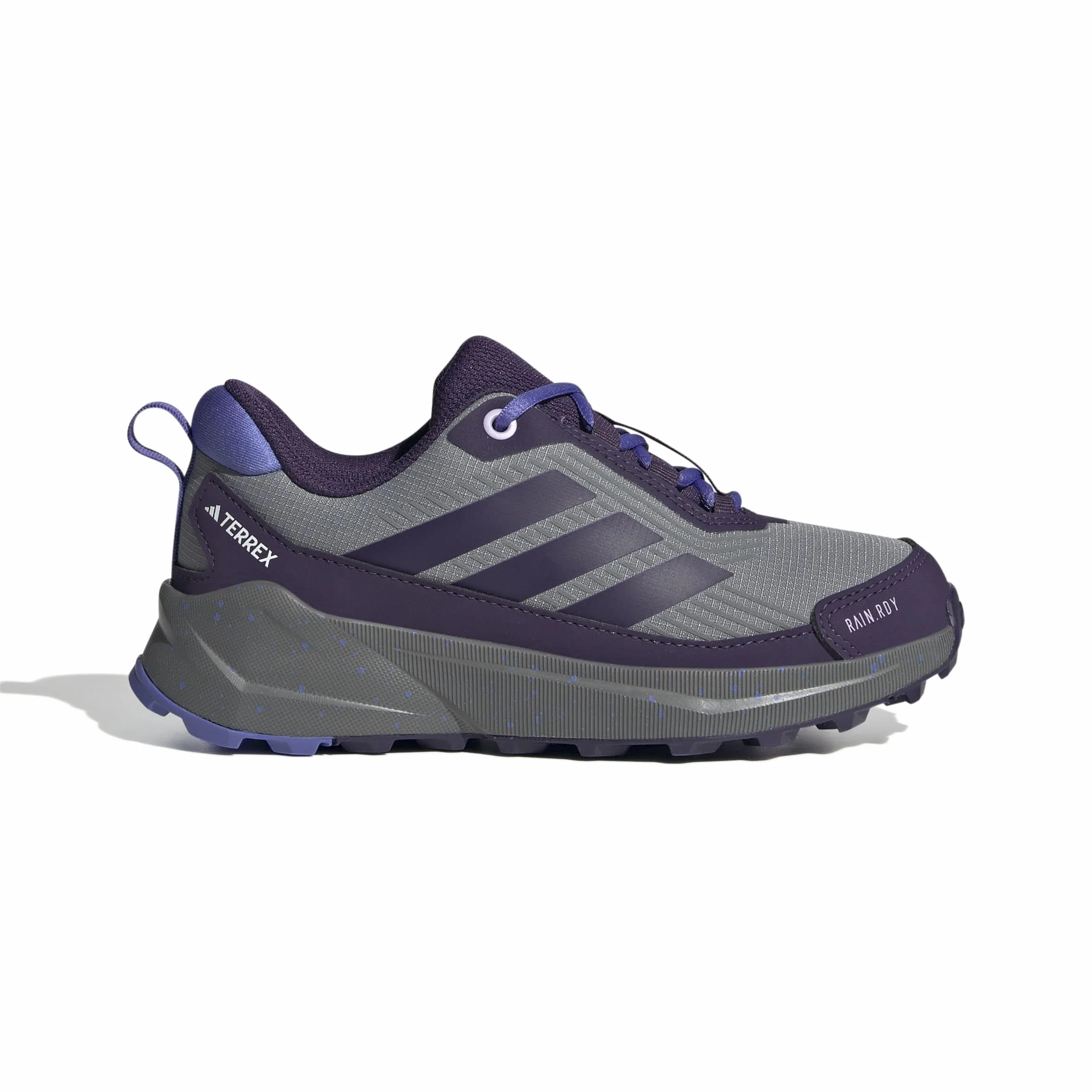 adidas Uniseks - dzieci Terrex Trailmaker 2 RAIN.RDY Hiking Shoes Kids, grey three/aurora plum/semi cobalt blue, 32 EU