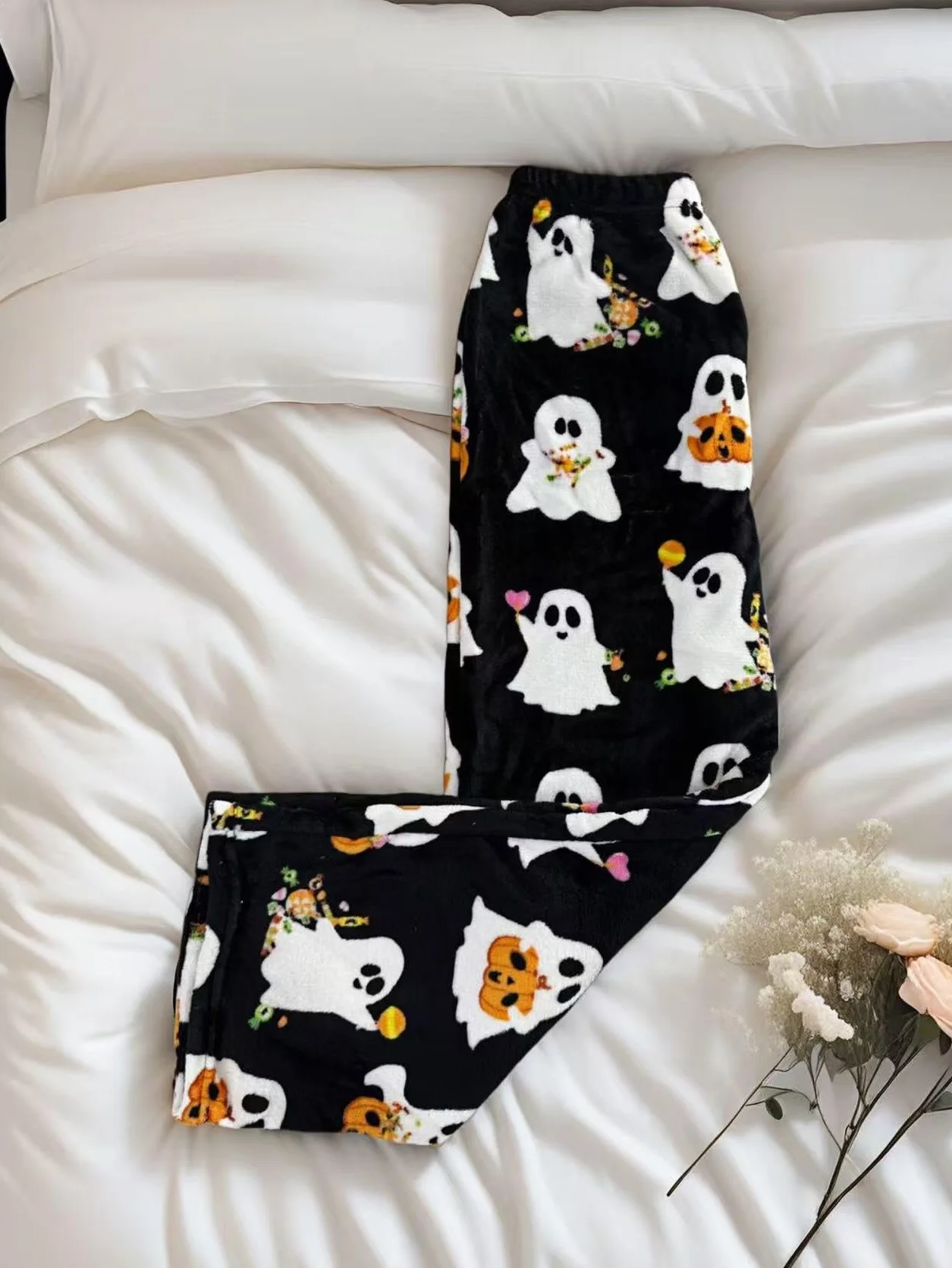 Damskie spodnie piżamowe, puszyste piżamy dla kota, wygodne spodnie wypoczynkowe, damskie spodnie piżamowe plus size, damskie flanelowe piżamy, odzież wypoczynkowa, damskie spodnie do spania, damskie