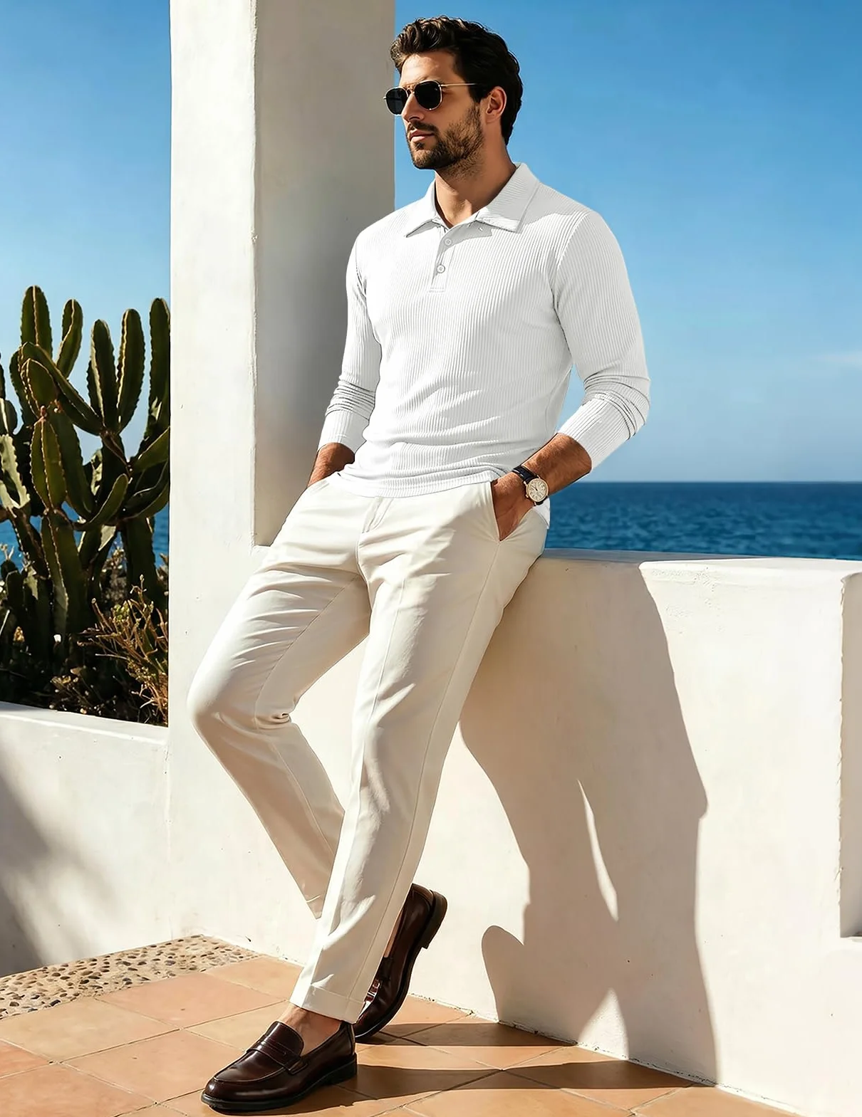 Muscle Cmdr Męska koszulka Henley z długim i krótkim rękawem Slim Fit V Neck Shirts Stretch Tee Casual Underwear Athletic Medium Weight