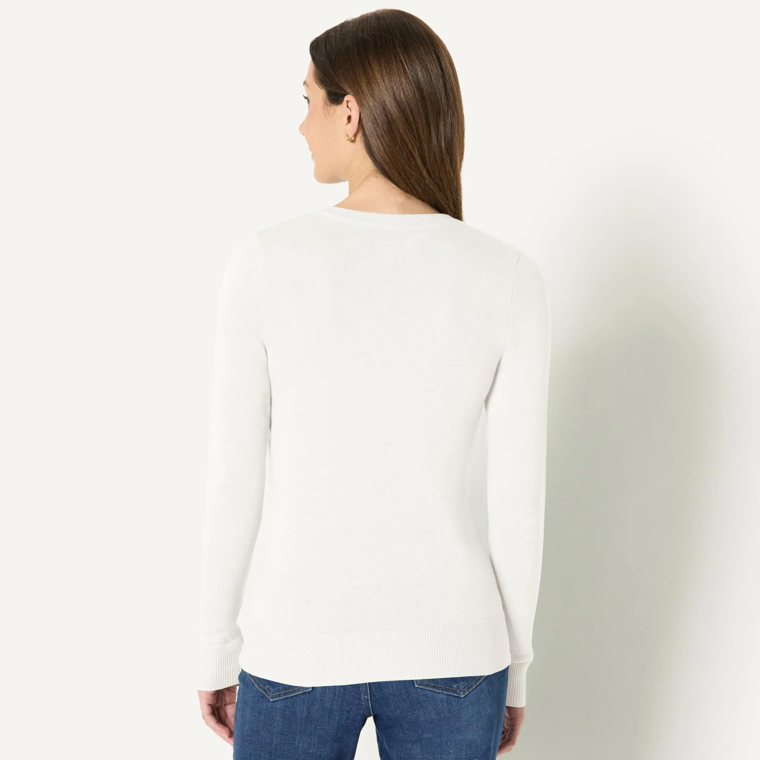 Amazon Essentials Kobiety Lekki kardigan z okrągłym dekoltem (dostępny w wersji Plus Size)
