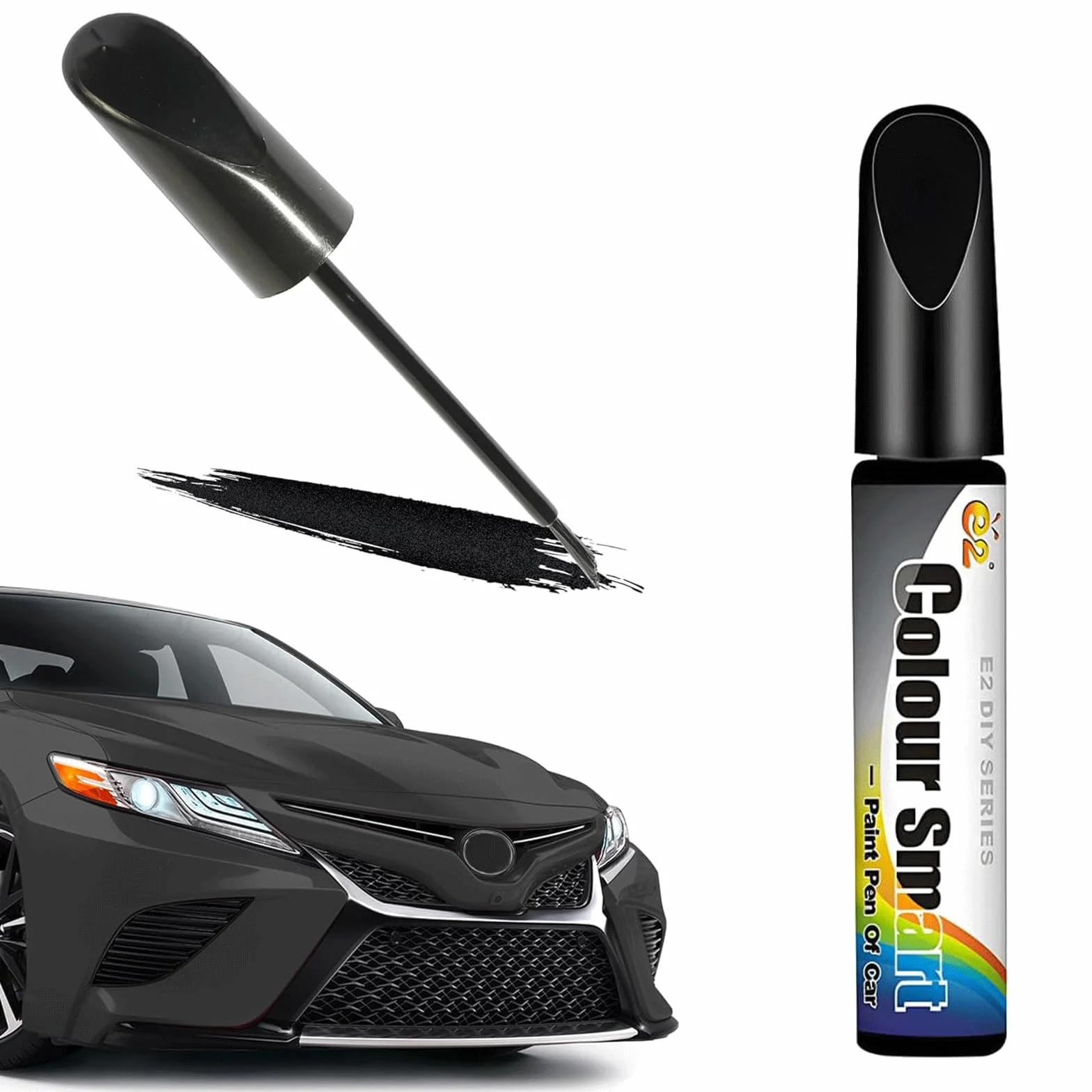 LEMONSTONE Auto lakier do naprawy perłowo-czarny, magiczny lakier do usuwania rys, usuwacz rys auto, lakier do naprawy samochodów, nadaje się do naprawy rys w większości samochodów, motocykli