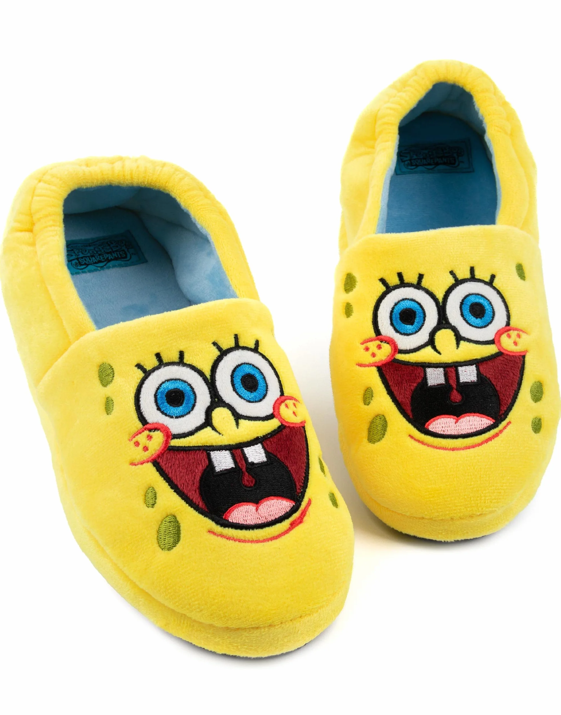 SPONGEBOB SQUAREPANTS Dziecięce pantofle charakter żółty dom suwak