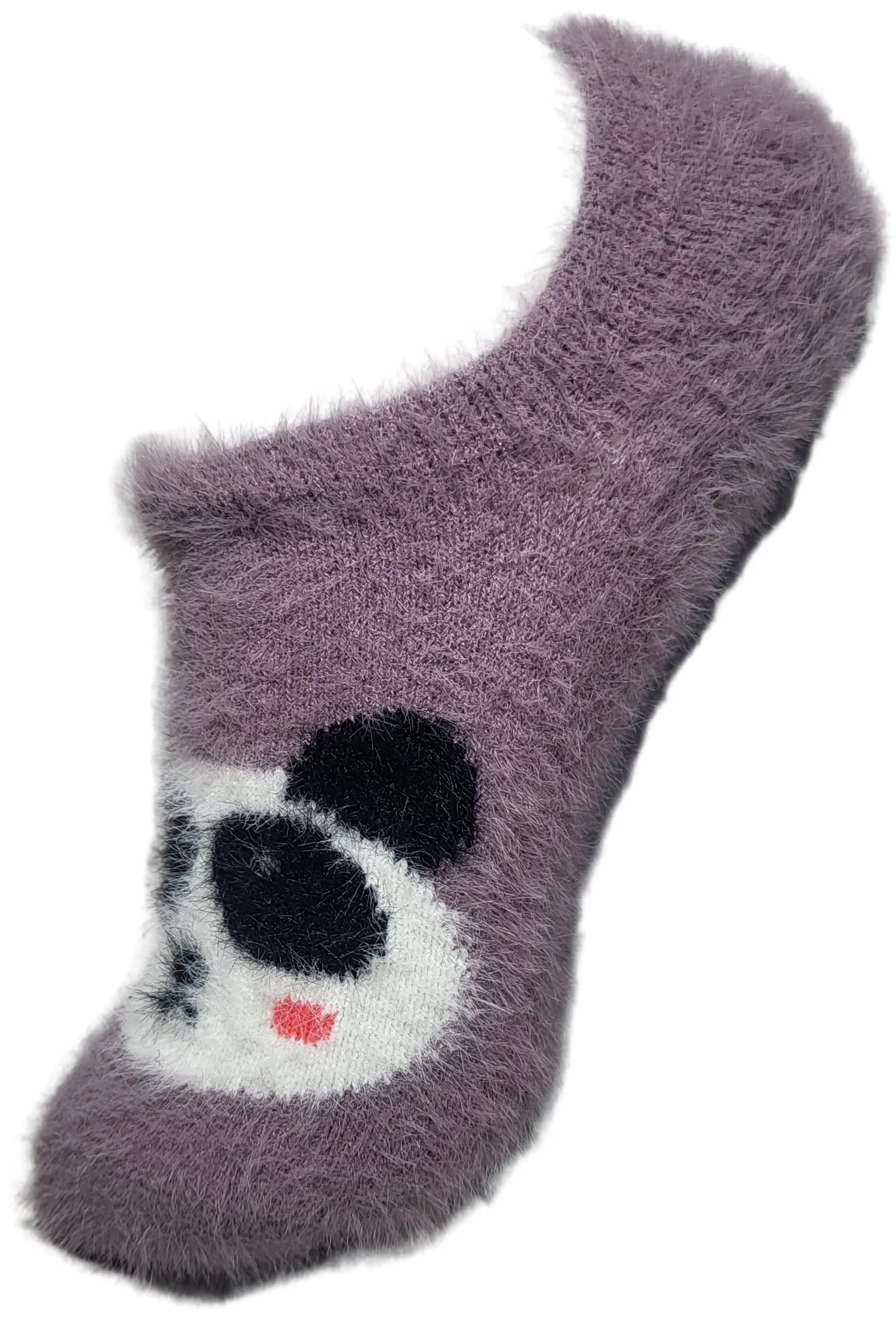 Vera Tucci LUKSUSOWE DAMSKIE COSY FLUFFY SKARPETY NA kostkę RMD2403-06-03 Panda, panda, 36-40.5 EU