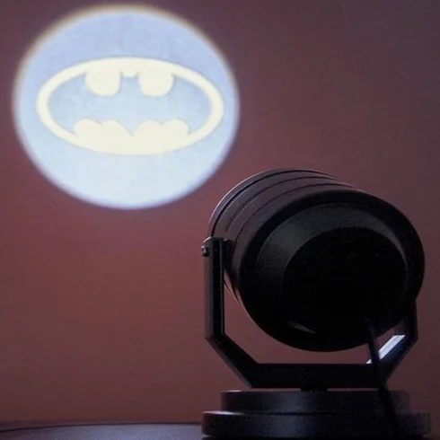 Batman DC Comics Batman Bat Signal projektor świetlny, lampa projekcyjna, plastik, czarny