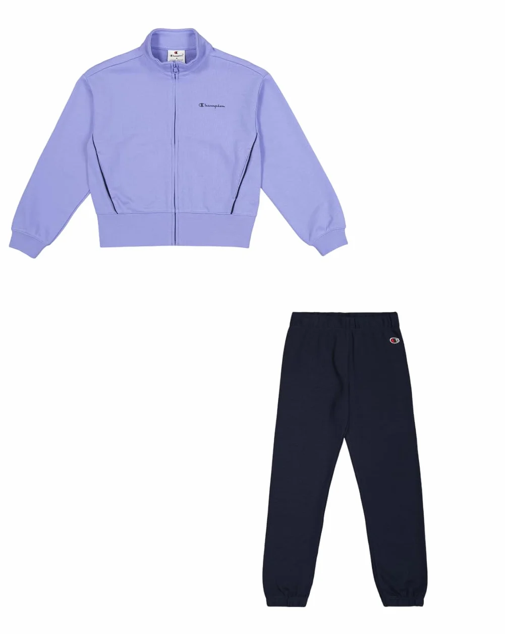 Champion Kombinezon Dziewczynki Legacy Girl - Full Zip Sweatsuit Elastic Cuff