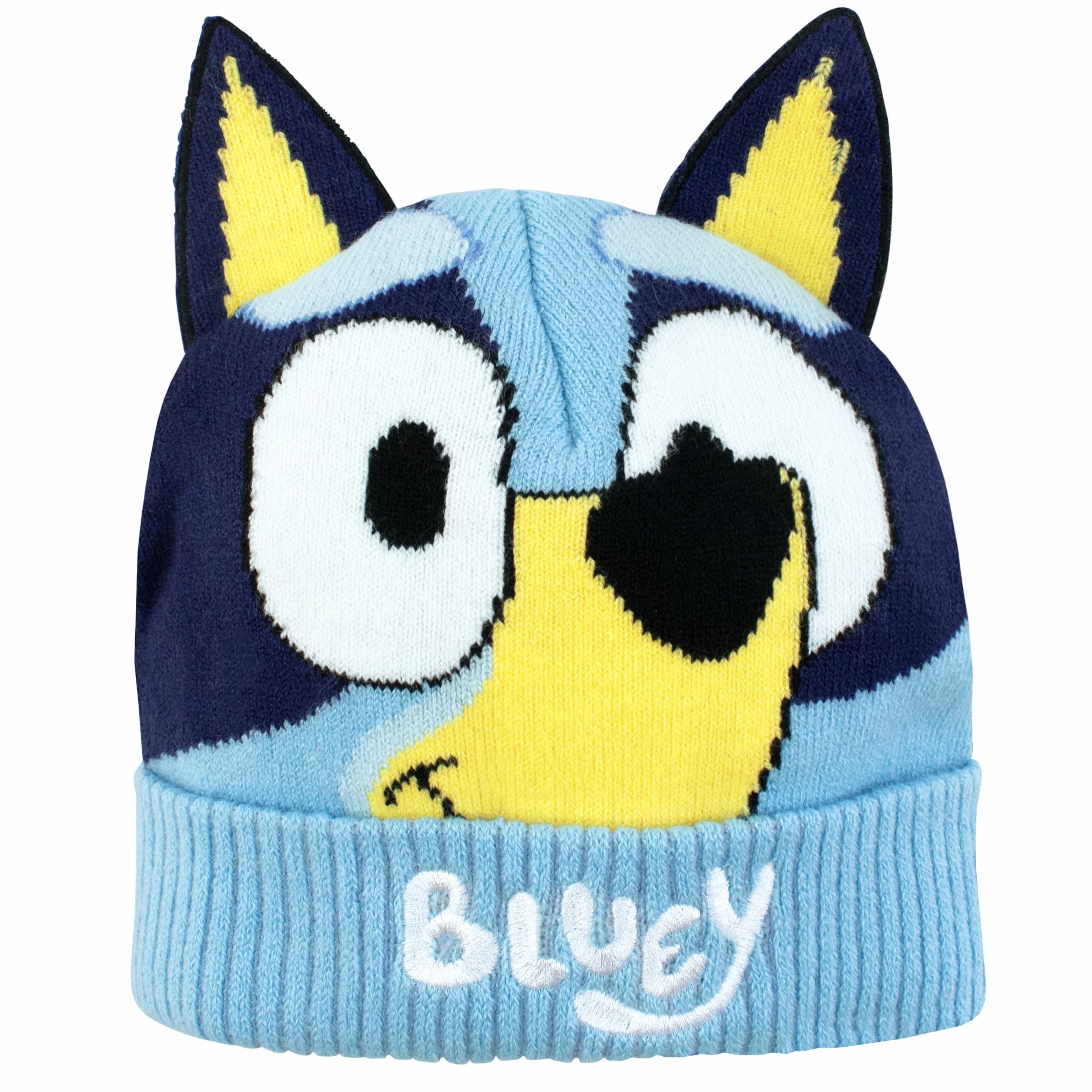 Zestaw czapek i rękawiczek Bluey Kids | Czapki i rękawiczki zimowe dla dziewcząt i chłopców | Czapka dziecięca | Oficjalny towar
