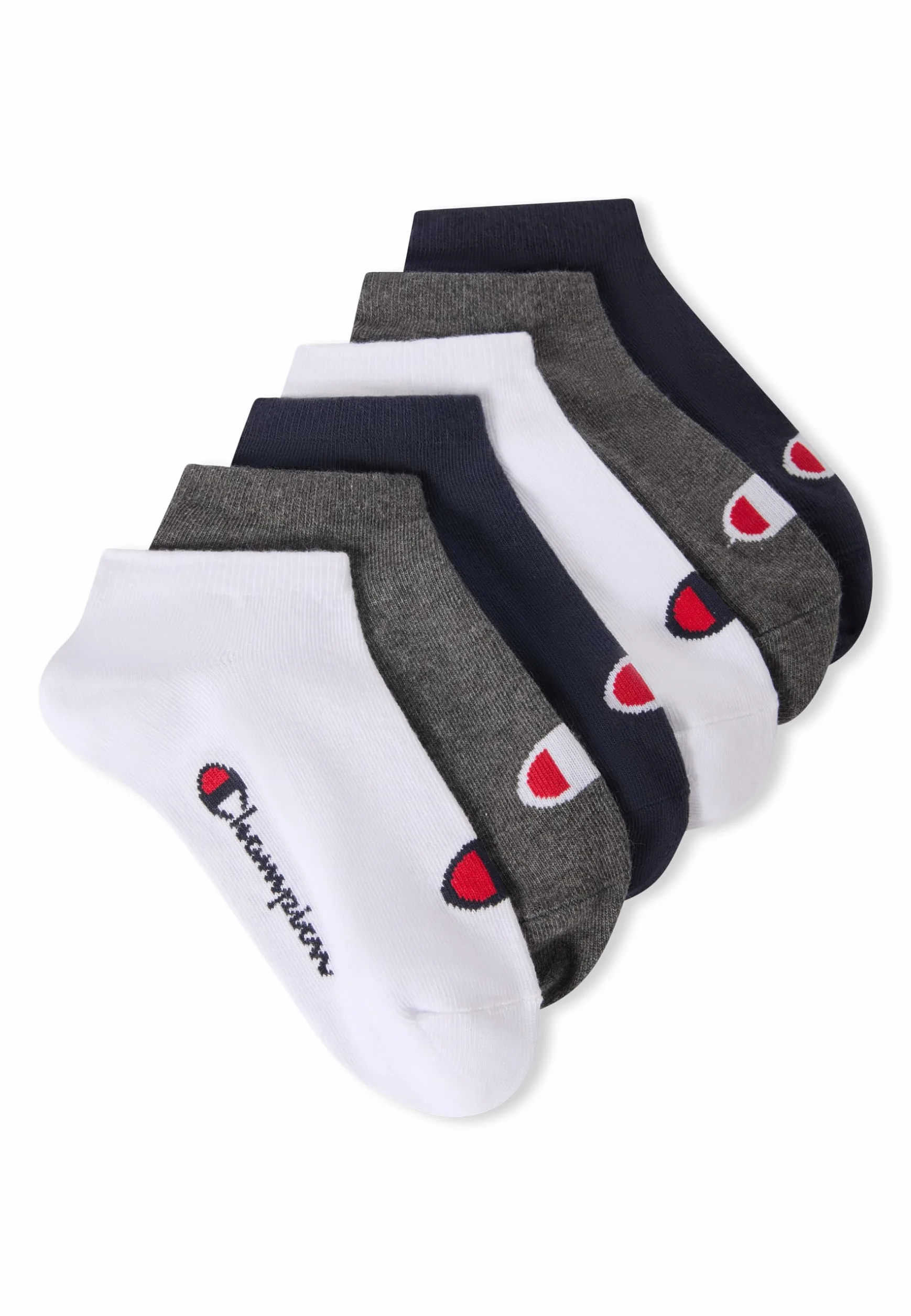 Champion Skarpety z wkładką Uniseks - dzieci Socks Basics 6pk Sneaker Socks