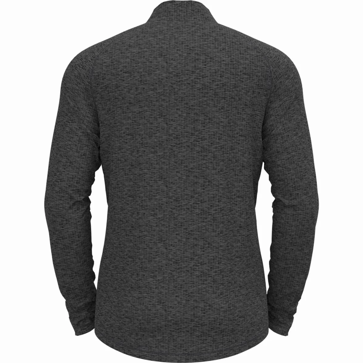 ODLO Męska kurtka polarowa FLI Full Zip Midlayer, Ciemnoszary melanż, S