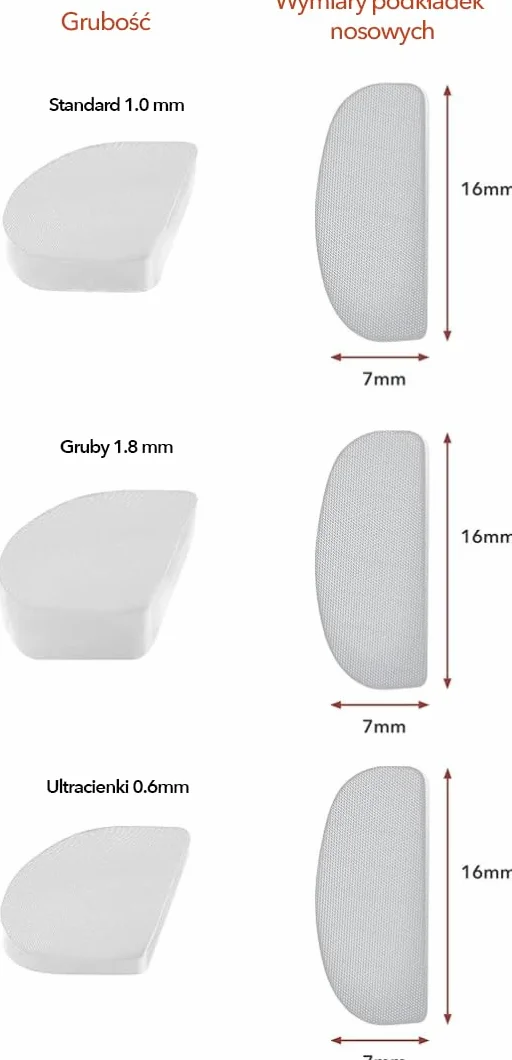 Setex Gecko Grip – Noski Do Okularów (5 Przezroczystych Par) – Antypoślizgowe Noski Do Okularów, Mikroteksturowane Włókna, Ultra-Mocna Przyczepność I Ultra-Miękkość, Samoprzylepne, 1 × 7 × 16 mm