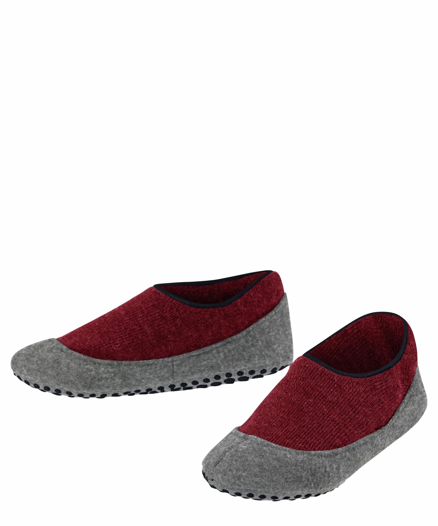 FALKE Uniseks - dzieci Cosy Slipper z wypustkami na podeszwie wypustki na podeszwie filcem stopki wygodne ciepłe oddychająca regulująca temperaturę neutralizująca zapachy wełna 1 Para