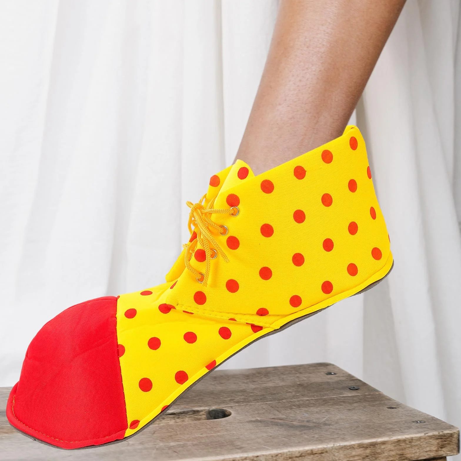 Happyyami Bożonarodzeniowe buty do selfa, duże buty klauna, do kostiumu, na karnawał, Halloween, imprezę, kostium (kolor losowy)
