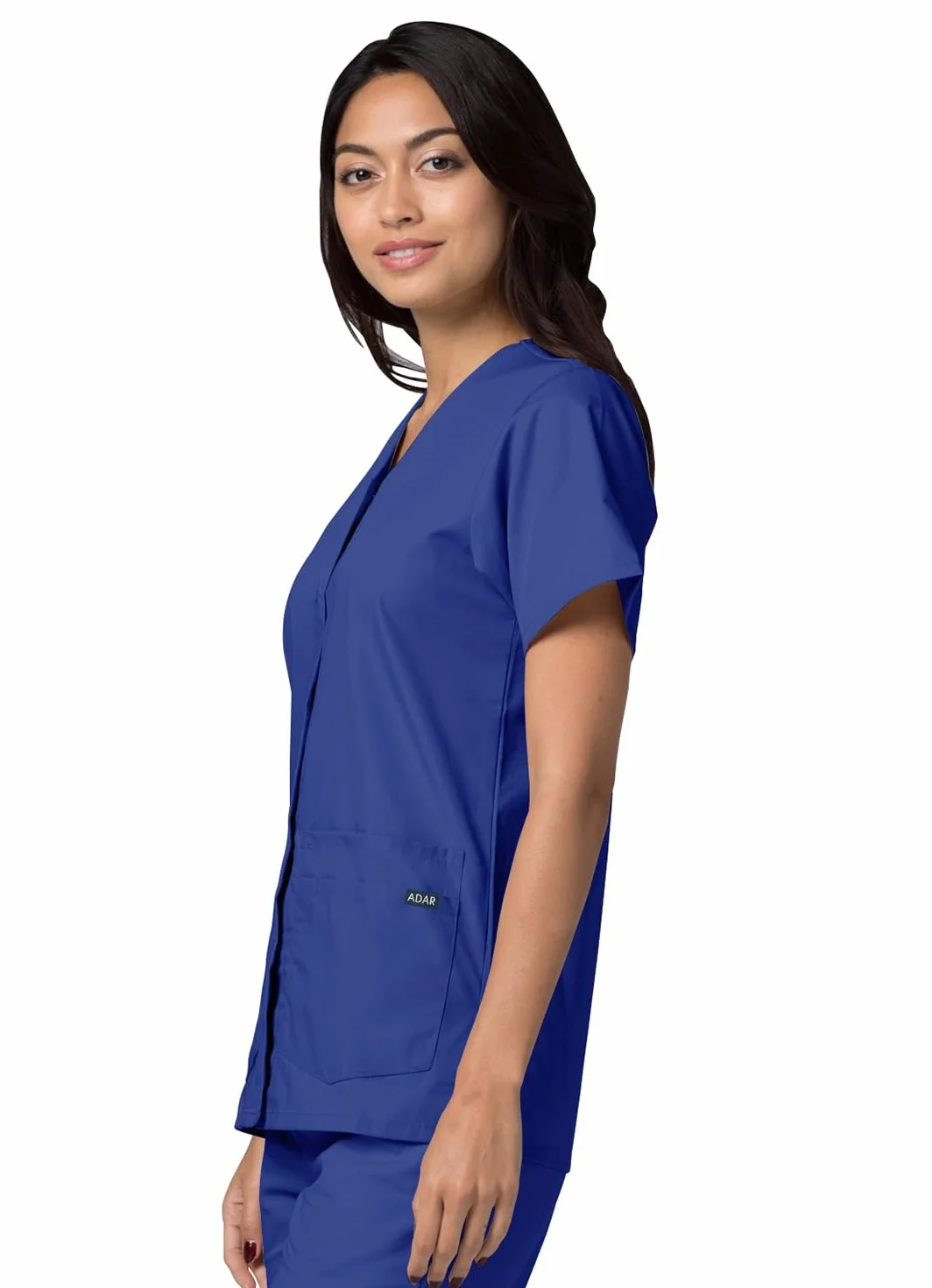Adar Uniforms Damska koszula medyczna 604rylm, królewski niebieski, M UK