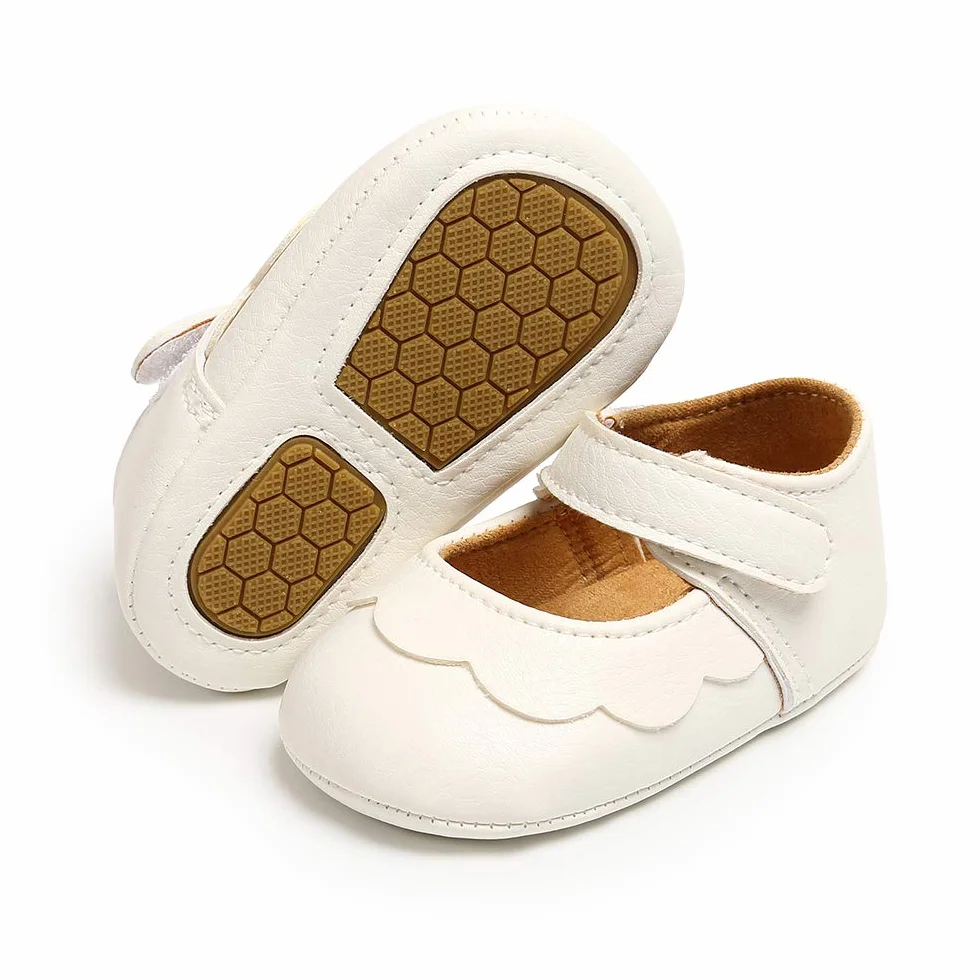 Baby Mary Jane buty dla niemowląt antypoślizgowe buty ślubne do pierwszego chodzenia