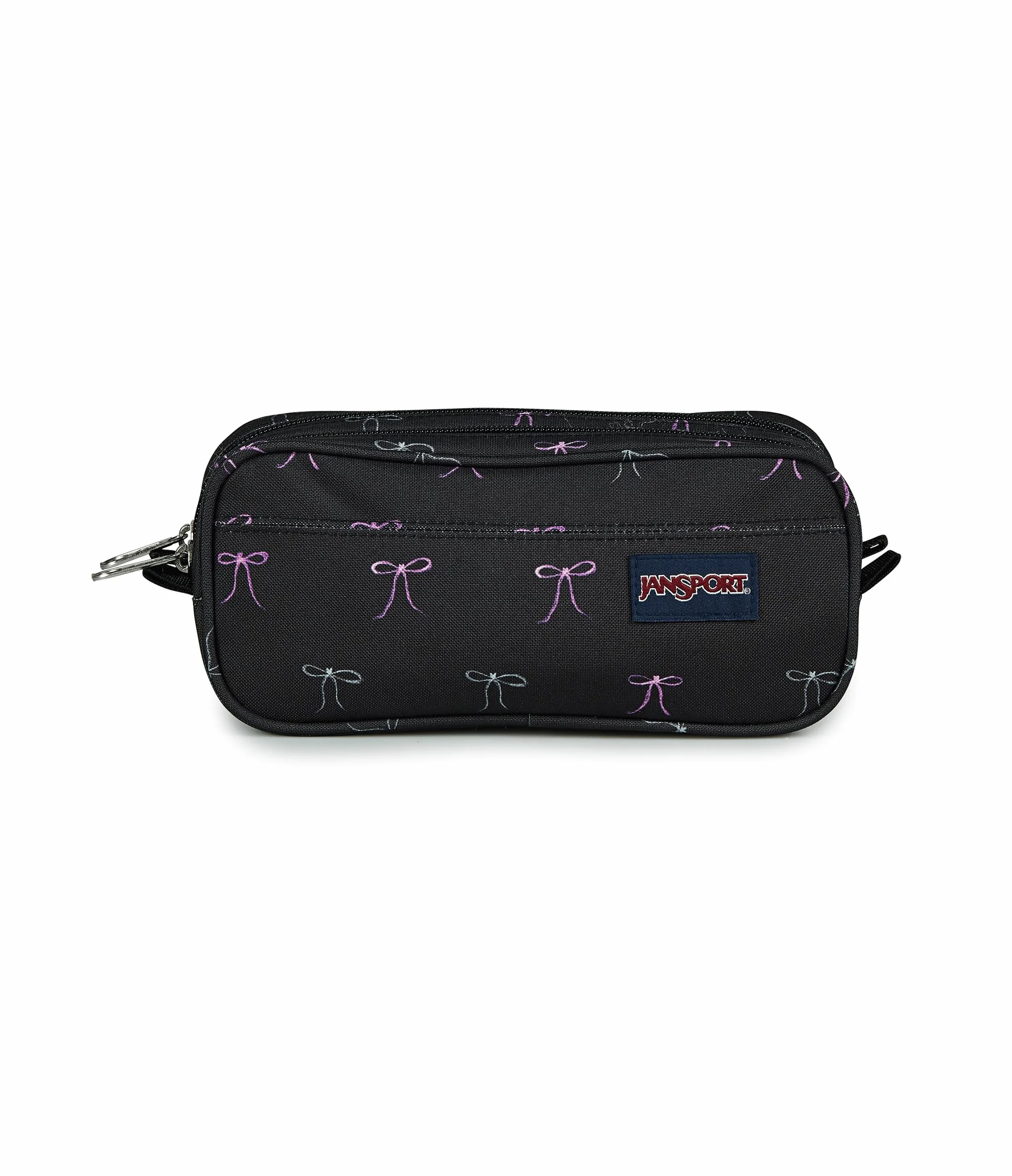 JanSport Large Accesssory Pouch Duża Torebka, 10 x 8 x 23 cm, Bad Bows, Czarny