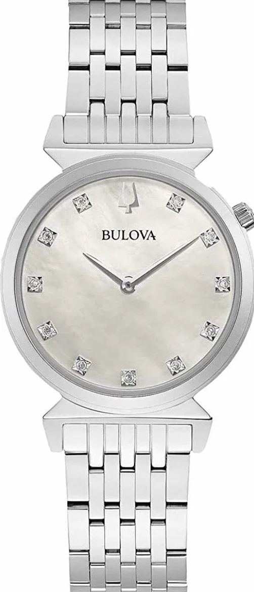 Bulova Unisex analogowy zegarek kwarcowy z bransoletką ze stali szlachetnej 96P216