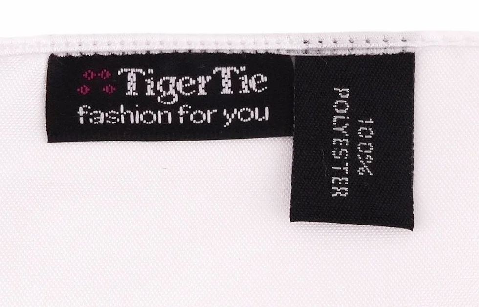 TigerTie Designerska poszetka jednokolorowa uniwersalna — chusta kawalerska pochette – rozmiar 30 x 30 cm