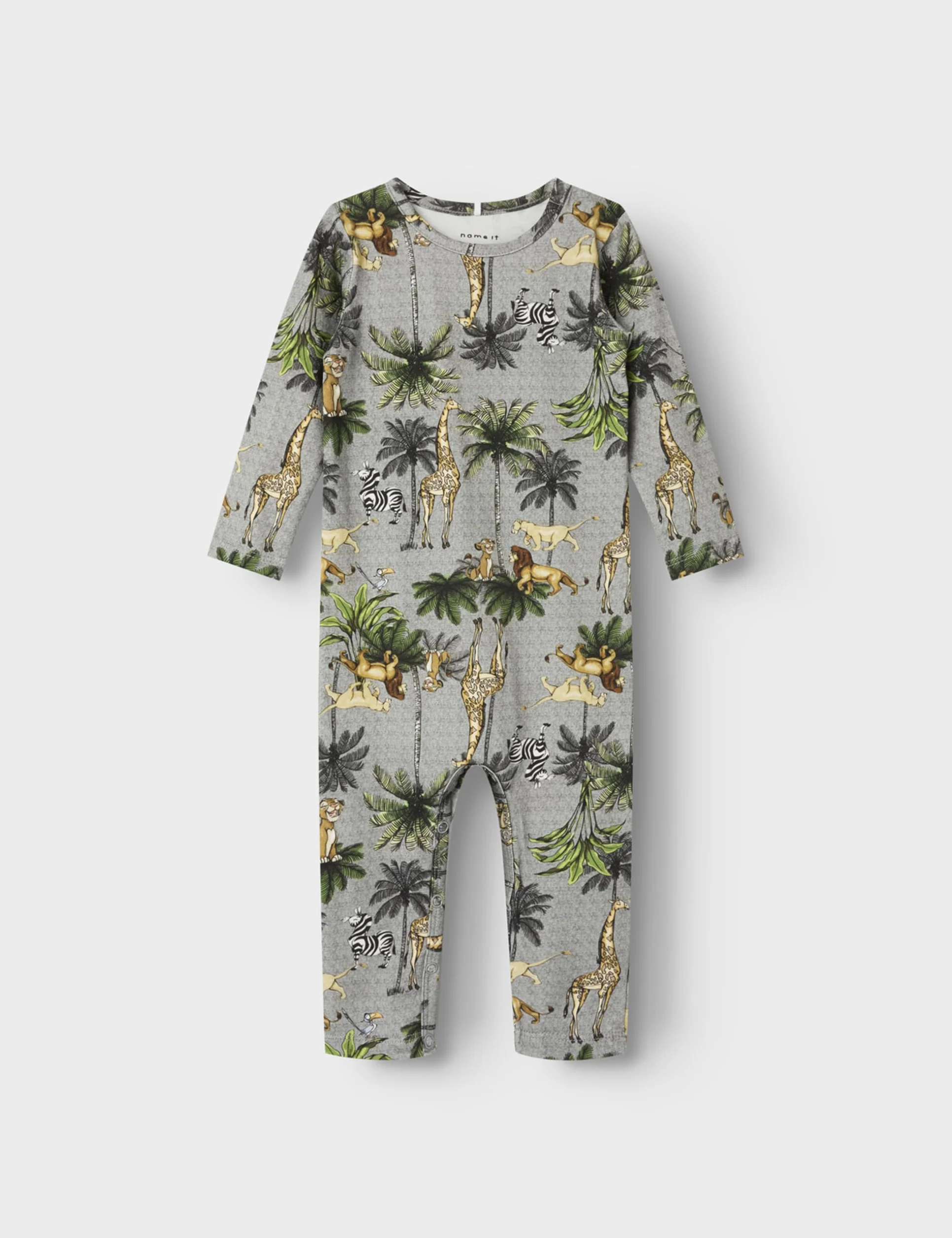 NAME IT kombinezon Niemowlęta - chłopcy Nbmjebb Lionking Ls Suit Wdi