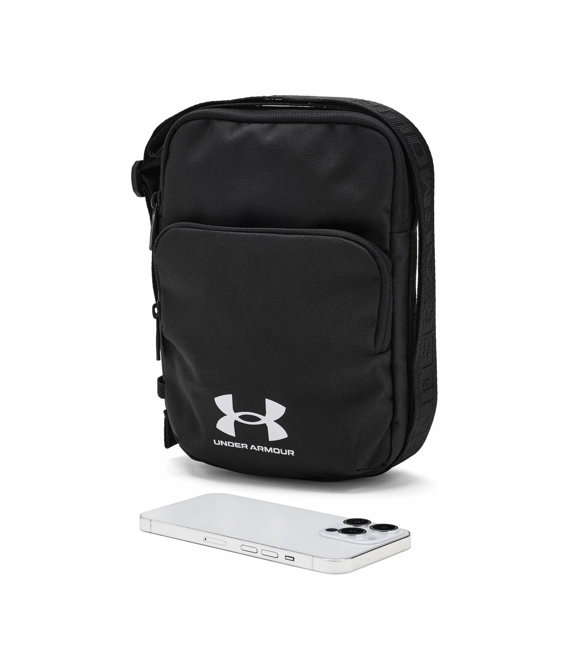 Under Armour Męskie UA Loudon Lite Crossbody, jeden rozmiar, Czarny, One Size