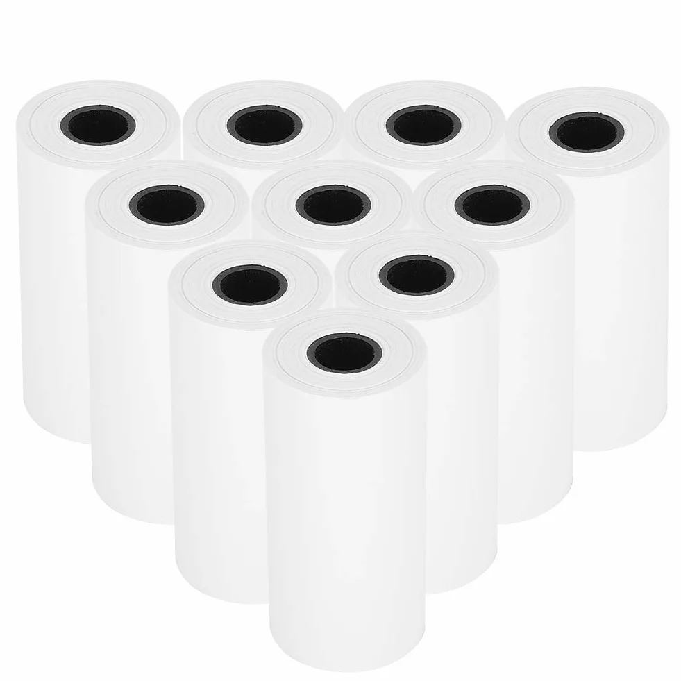 Rolka papieru termicznego, papier do druku błyskawicznego dla dzieci, 5,6 cm x 6 m, 10 szt