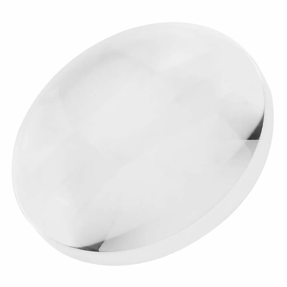 Szklana soczewka K9 o długości 100 mm podwójna wypukła soczewka o średnicy 30 mm do samodzielnego wykonania obiektywu powiększającego do obrazowania obiektów