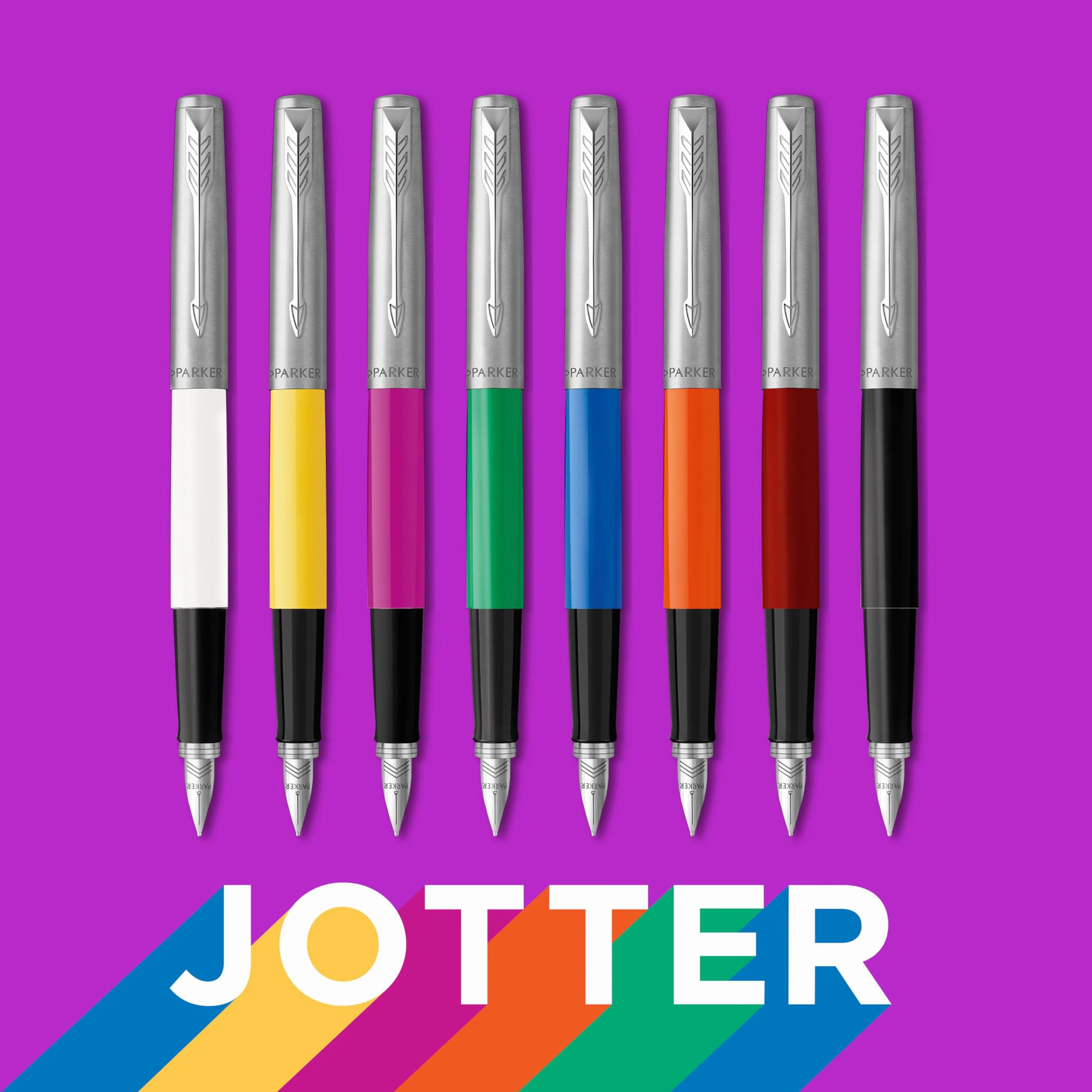 Parker Jotter Originals 2096430 Wieczne Pióro, Czarny, Niebieski Atrament, 1 Sztuka