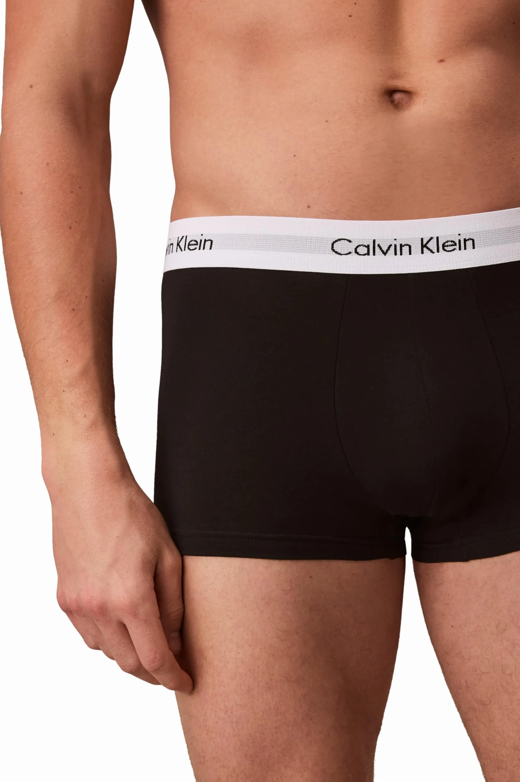 Calvin Klein 3P Low Rise Trunk Bokserki (szorty) Mężczyźni, Czarny, XL