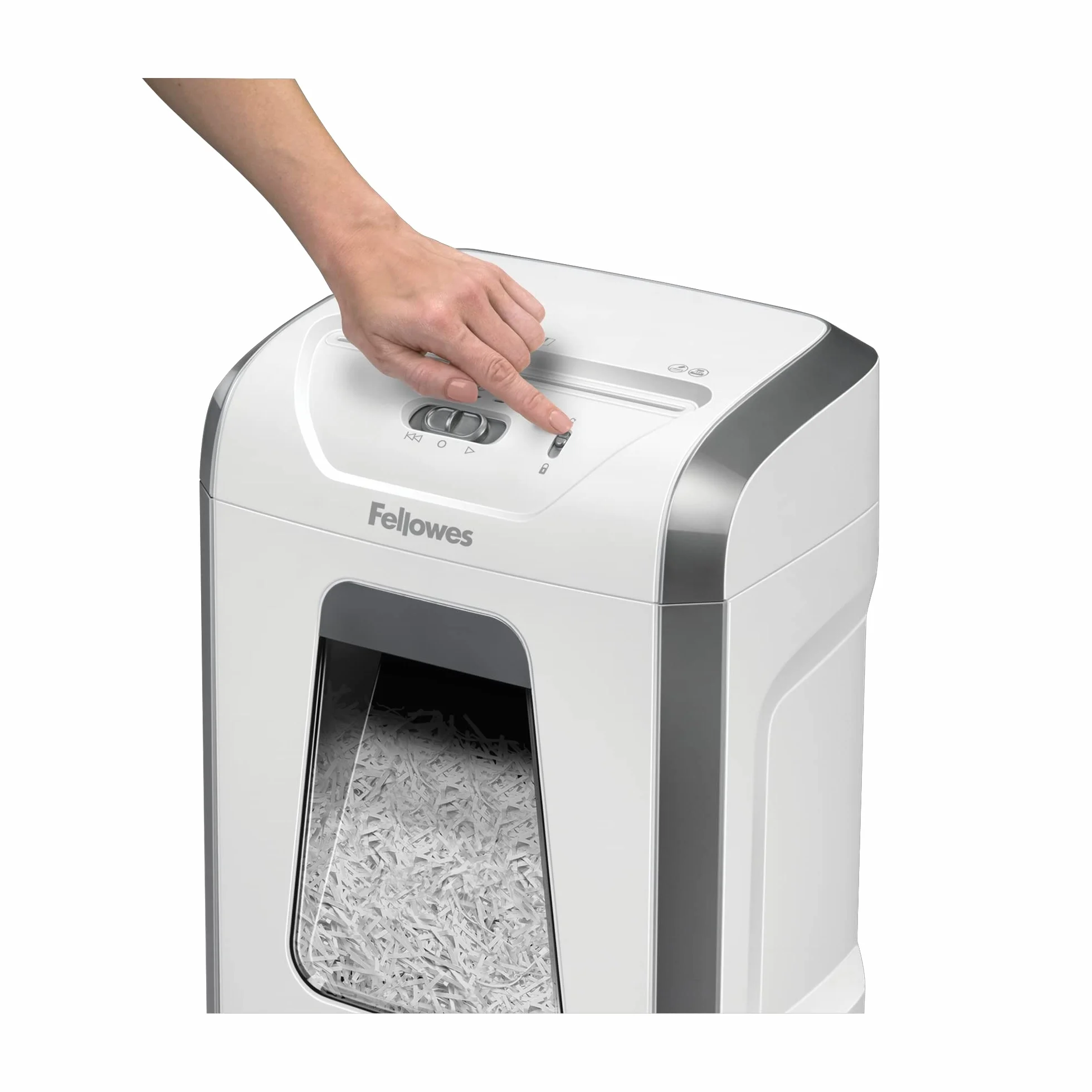 Fellowes Powershred Fs-12C 5020101 Niszczarka, Biały/Szary, 19 l