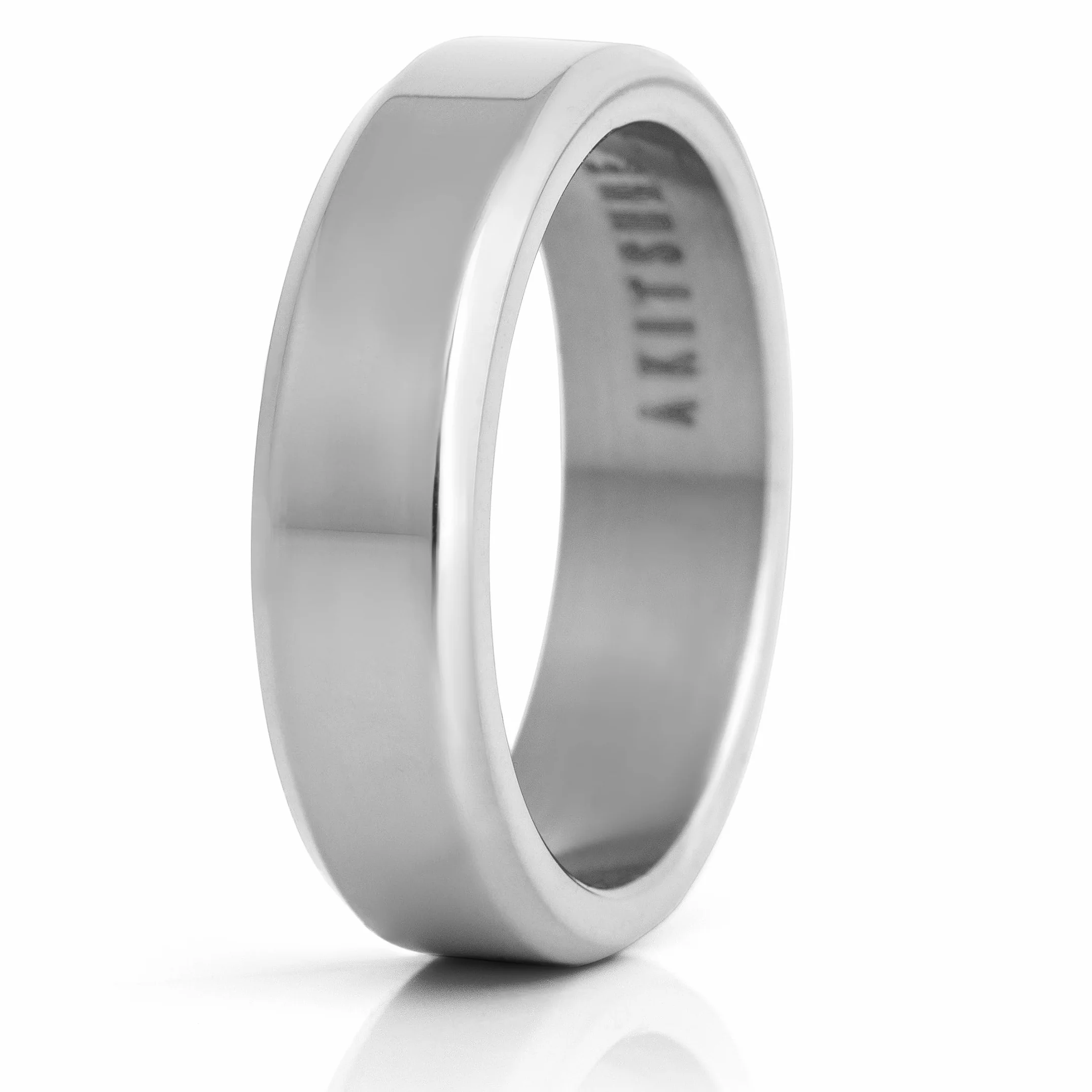 Akitsune Purus obrączka | wąski designerski pierścionek dla kobiet i mężczyzn, stal szlachetna, elegancki luksus, minimalistyczny