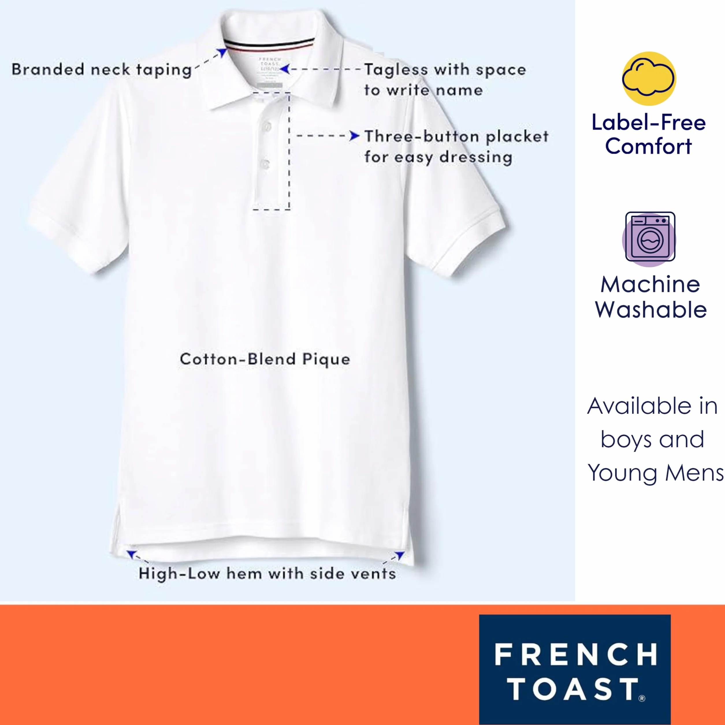 French Toast Koszulka polo chłopiec SA9084