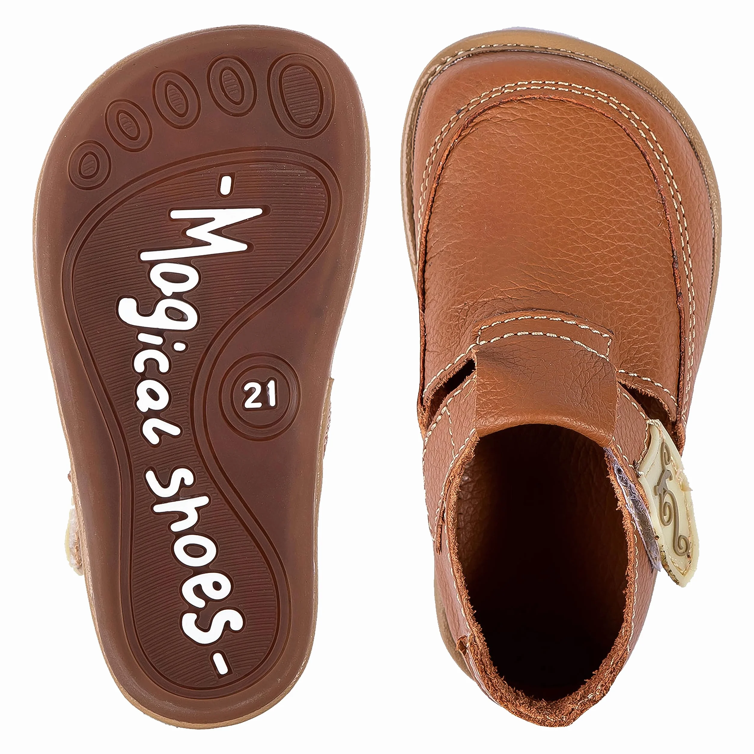 Magical Shoes Dziecięce Buty do Chodzenia Boso, Skórzane Buty dla Dziewcząt i Chłopców, Minimalistyczne Buty, Sandały, Kapcie, Buty do Biegania, Chodzenia, LULU