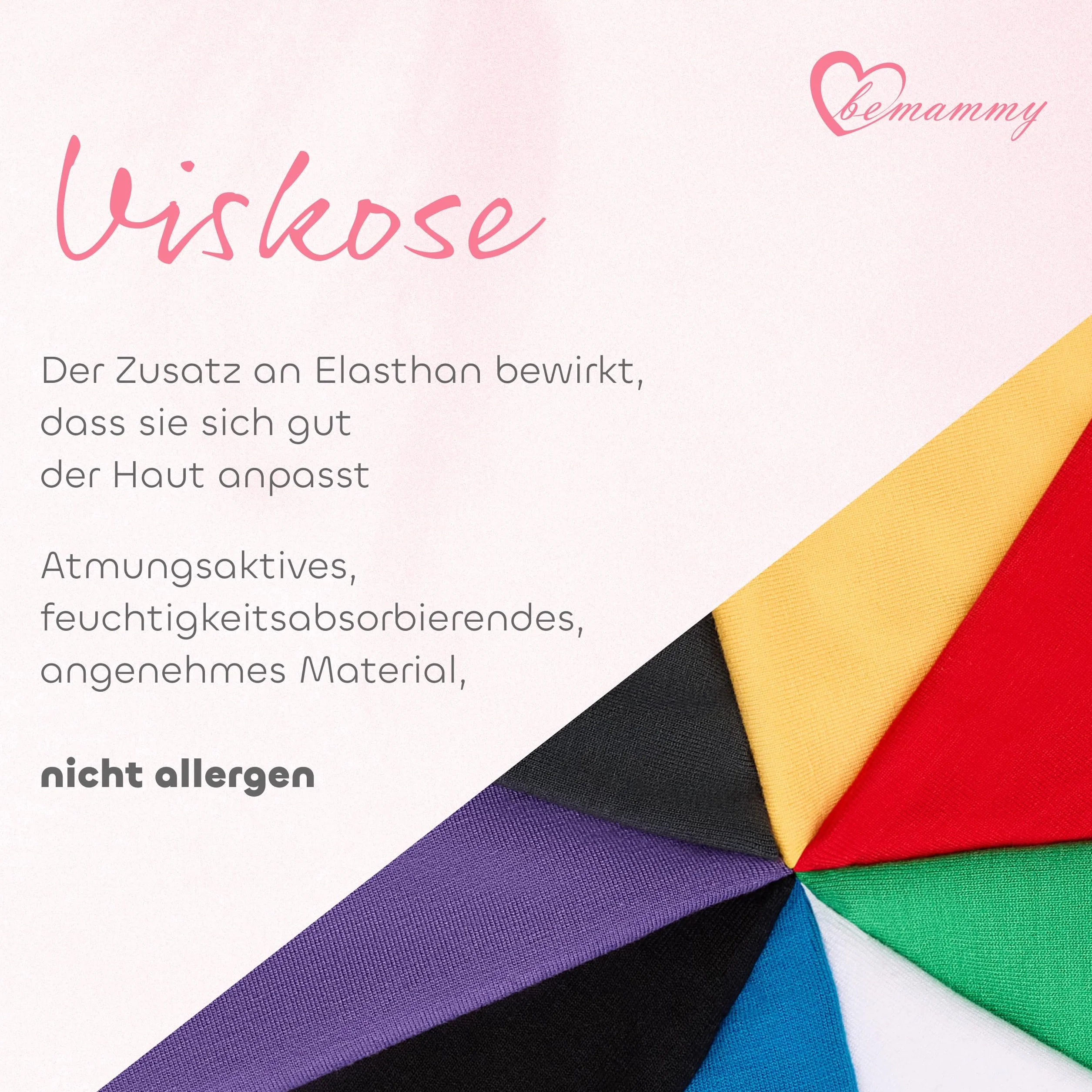 Be Mammy 3/4 Legginsy Ciążowe z Wiskozy BE-03