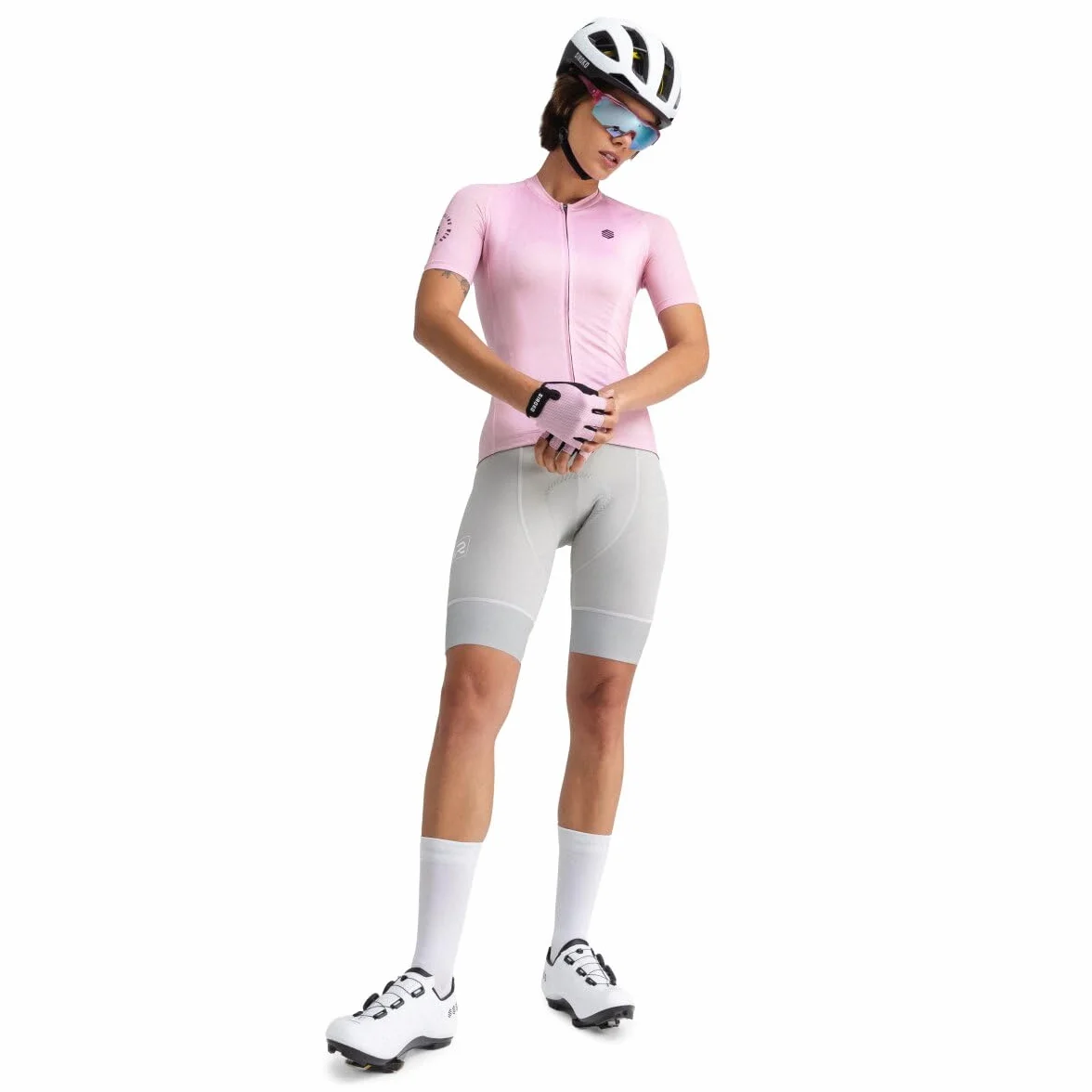 SIROKO - Letnia Koszulka Rowerowa dla Kobiet Siroko M3 Colmar - XXS - Różowy