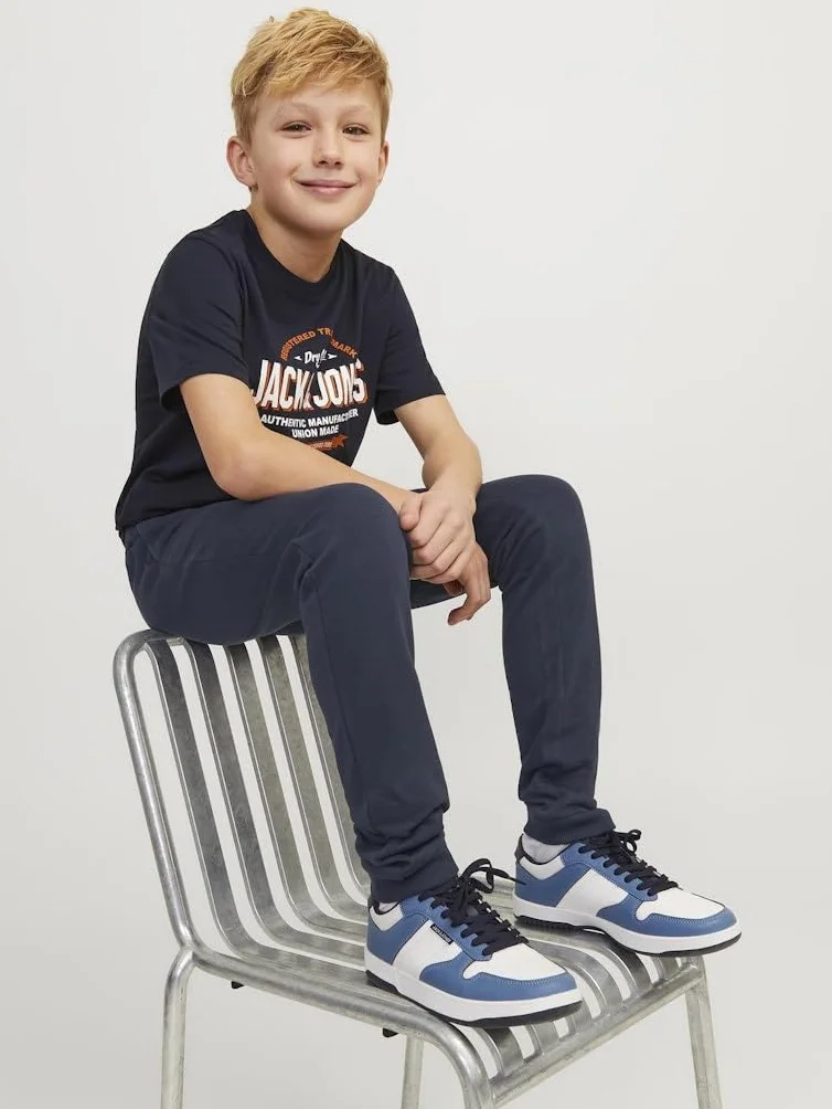JACK&JONES JUNIOR Jpstgordon Jjswift Sweat Pants Noos Mni - spodnie dresowe Chłopcy
