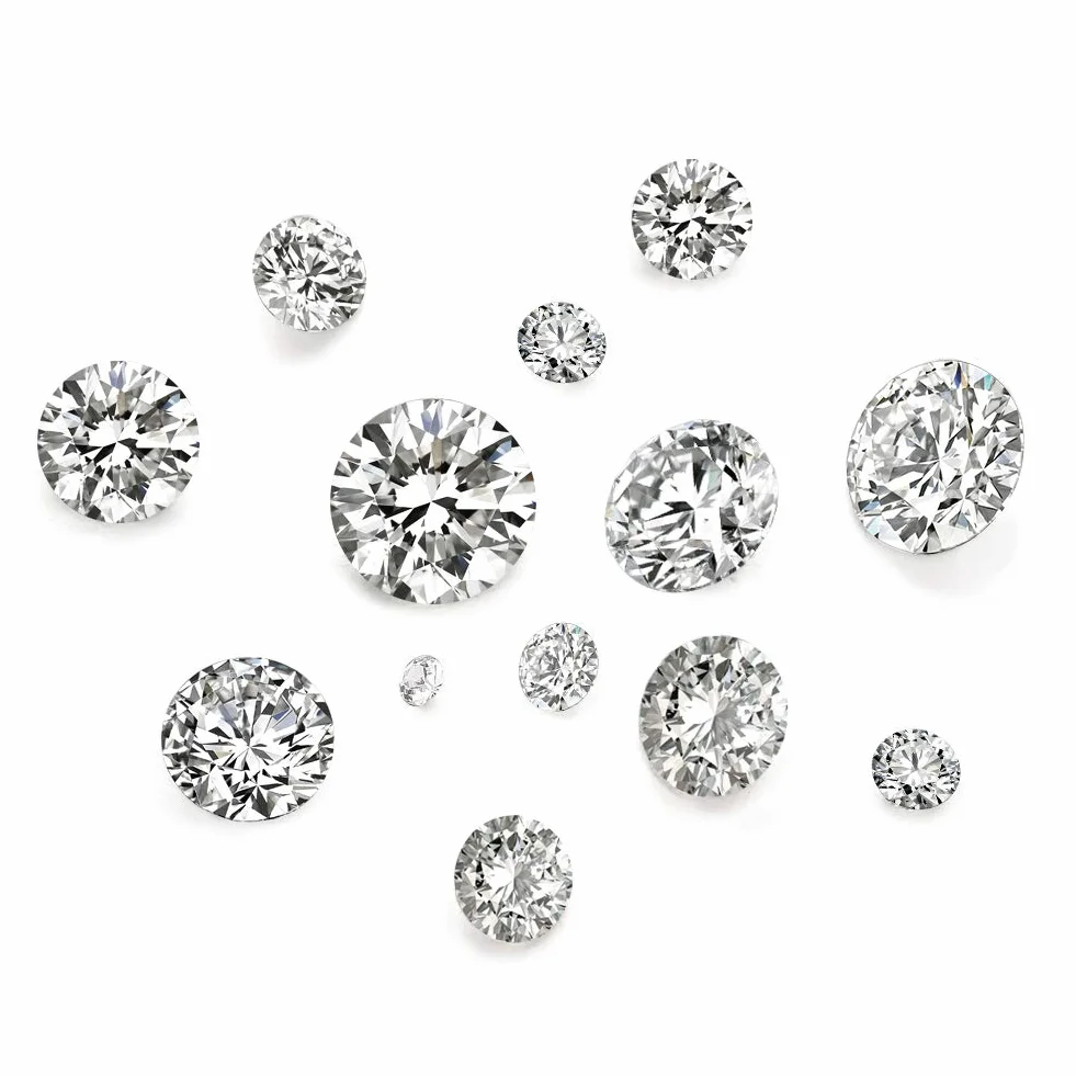 Crafans 50 szt. kryształowa cyrkonia kaboszony przezroczyste fasetowane diamentowe kaboszony zdobienie luźne cyrkonie stras 5 rozmiarów kryształowy diament luzem do samodzielnego zdobienia paznokci