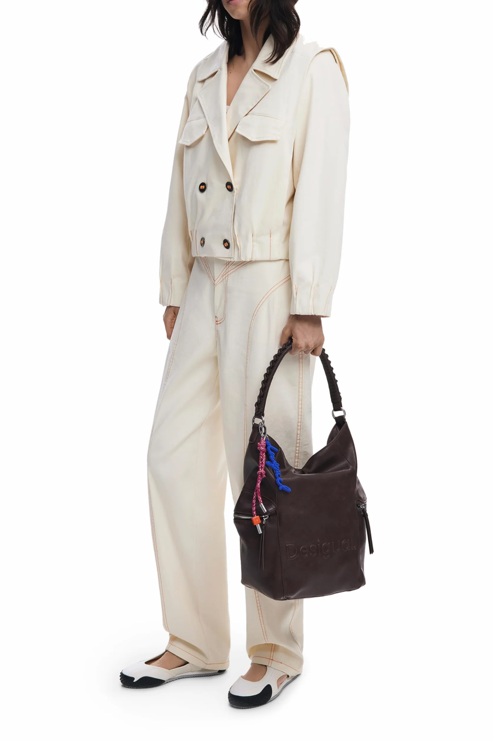 DESIGUAL ZAINO DONNA MARRONE