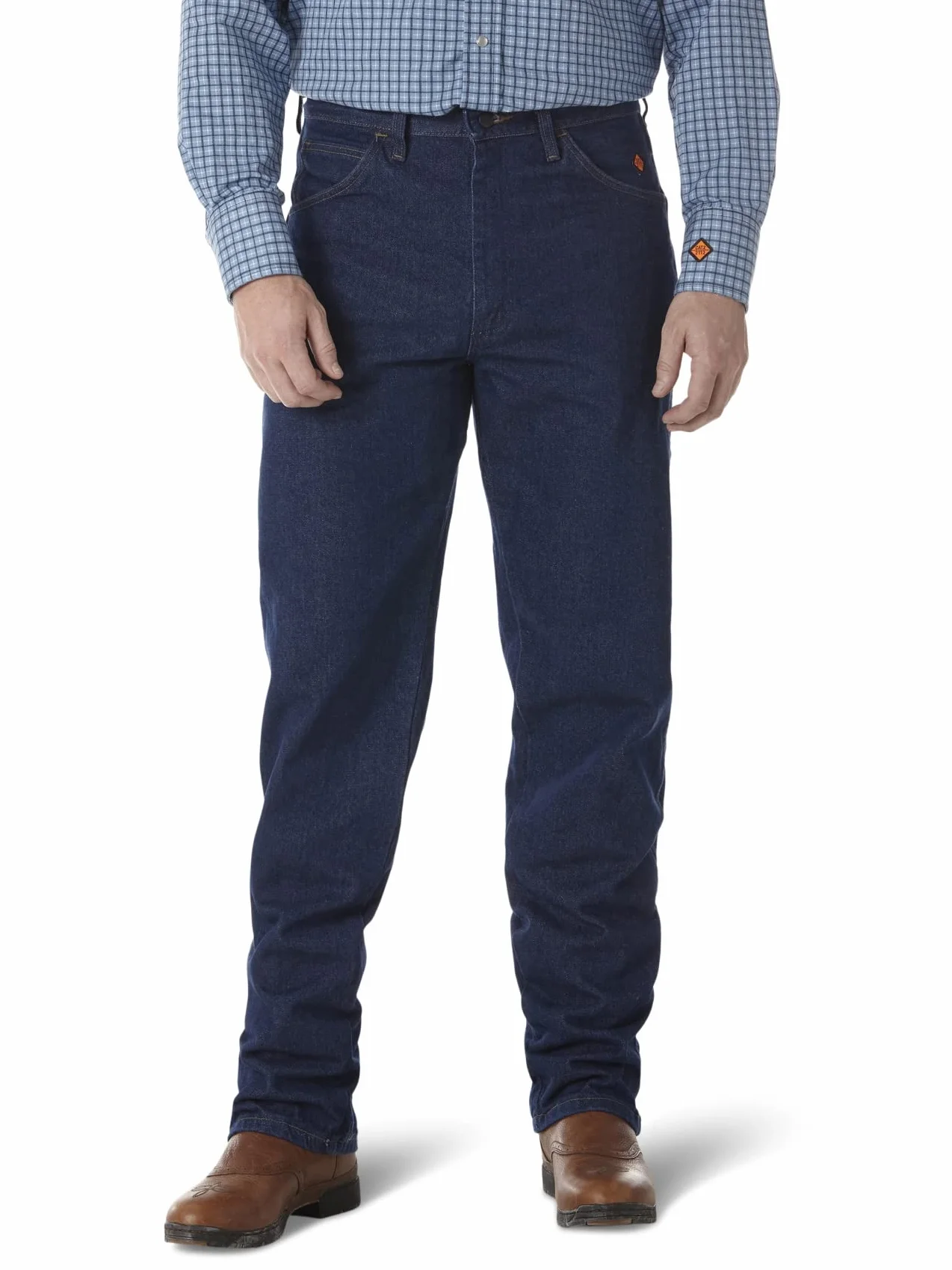 Wrangler Men's Flame Resistant Relaxed Fit Jean,Blue,31x30