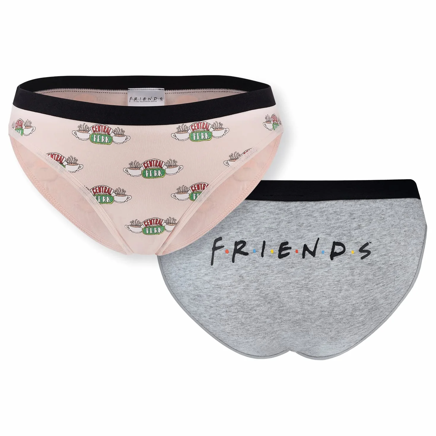 Warner Bros Friends Figi Damskie Bawełniane Prezent Dla Kobiety Majtki Hipster 2 Pary 3 Rozmiary