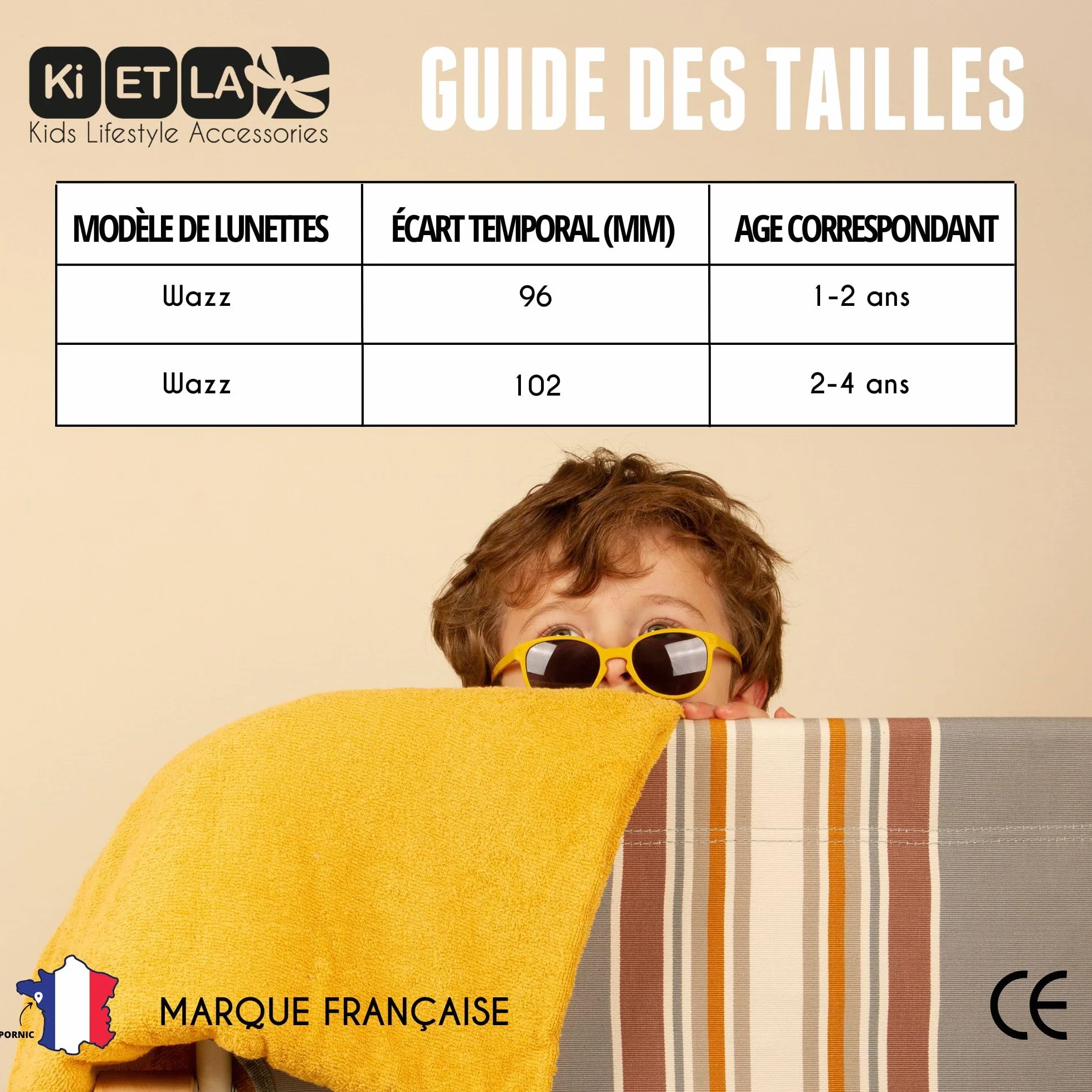 Ki ET LA Okulary Unisex Baby