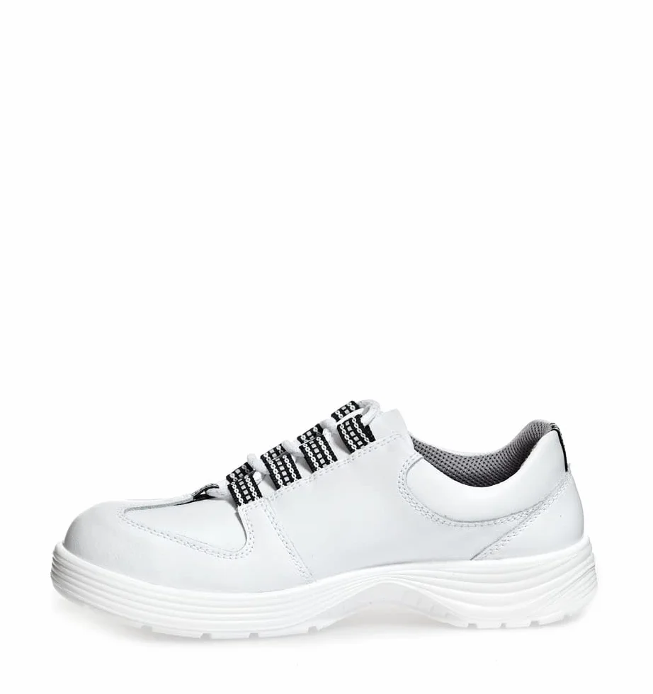 Abeba S-Schuh x-Light półbuty białe, skóra, 711033 CE, EN ISO 20345:2012, S2 rozm. 35-48