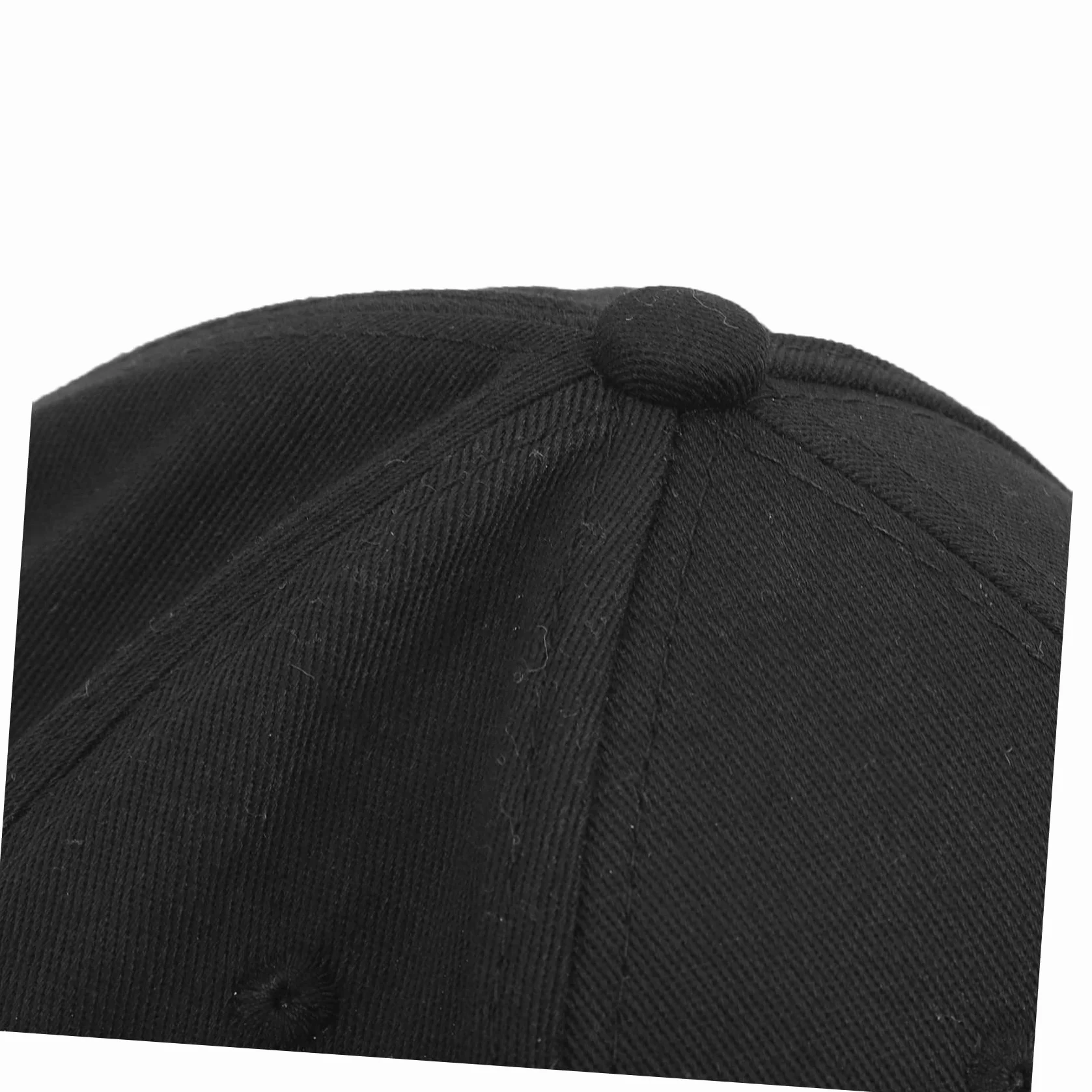OUNONA Czarny Kapelusz Baseballowy Daddy Męski Kapelusz Przeciwsłoneczny Peaked Cap Do Użytku Zewnątrz Akcesorium Każdą Okazję