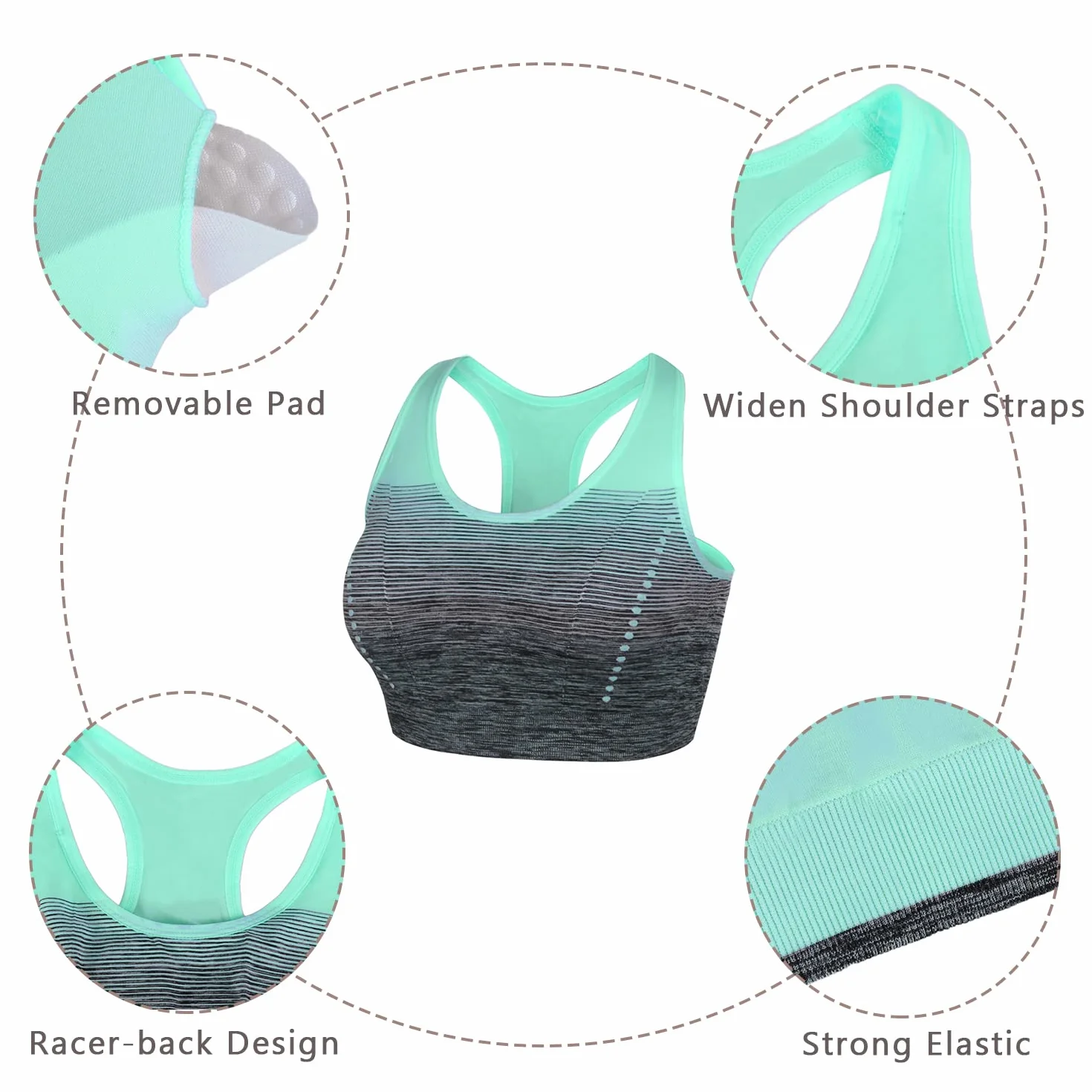 Sykooria Biustonosz sportowy Kobiety Amb00319