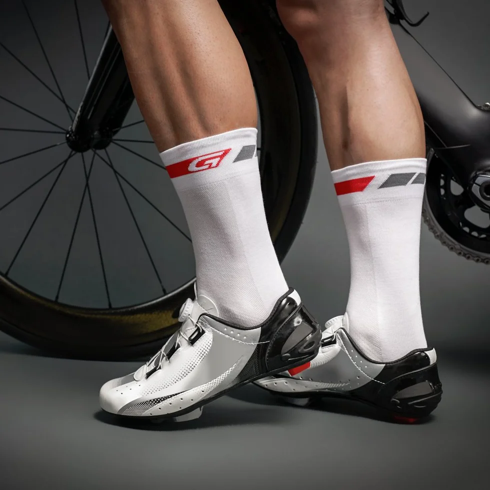 GripGrab Classic High Cut długie skarpety rowerowe, długie skarpety rowerowe do jazdy na rowerze wyścigowym i górskim, spinning gravel