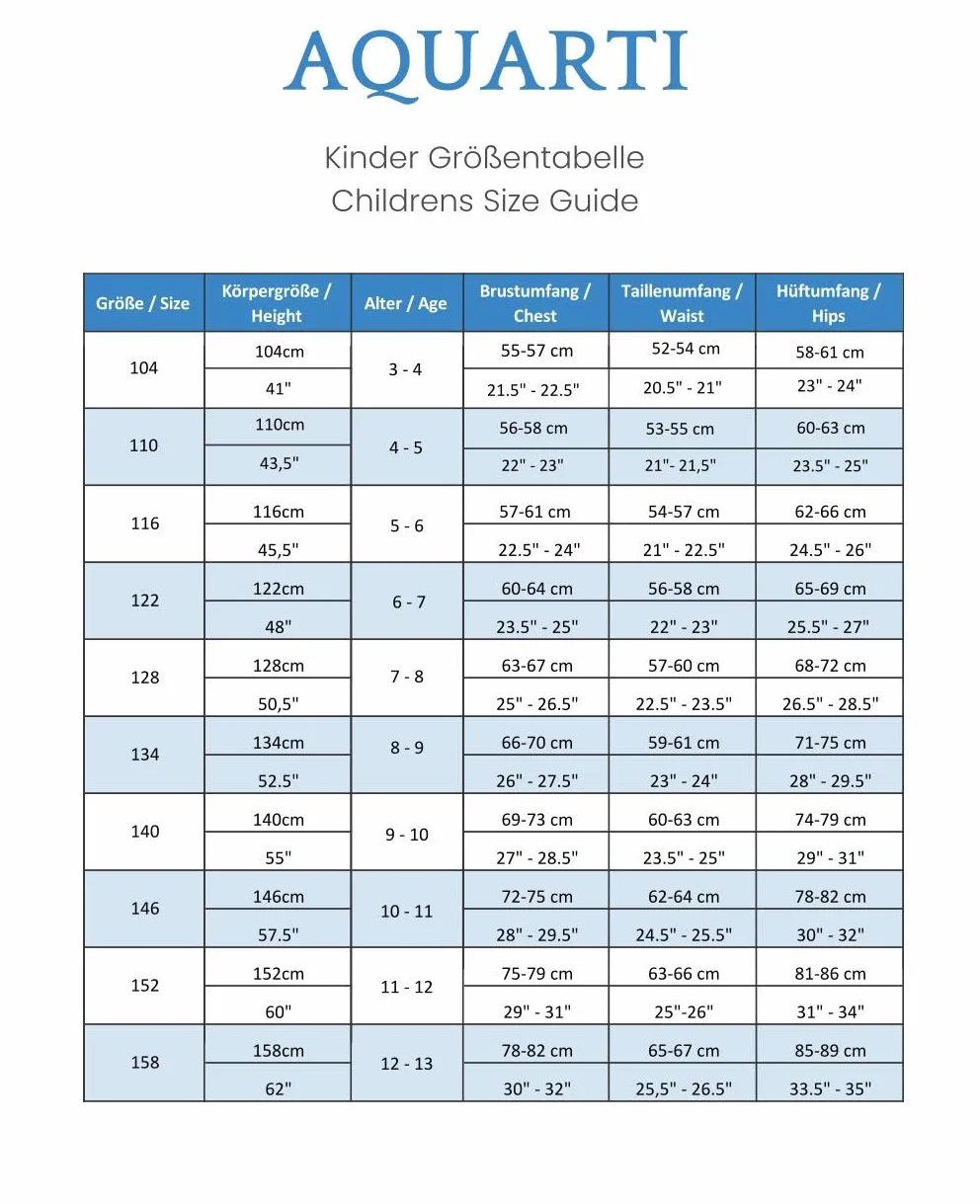 Aquarti Dziewczęca koszulka baletowa z rękawem 3/4, biały, 116 cm