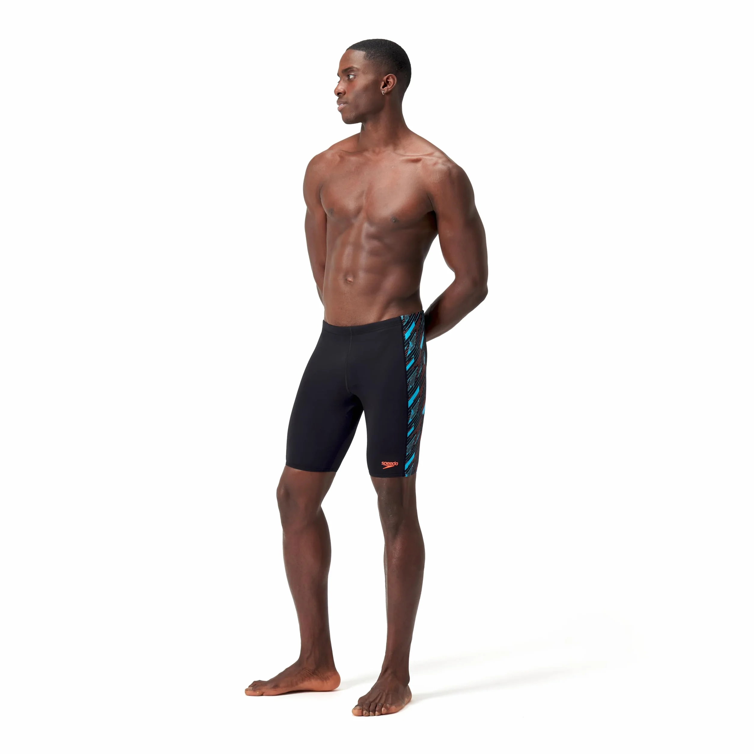 Speedo Jammer Mężczyźni Hyperboom Panel Jammer, Trening Pływacki, Fitness, Odporny Na Chlor
