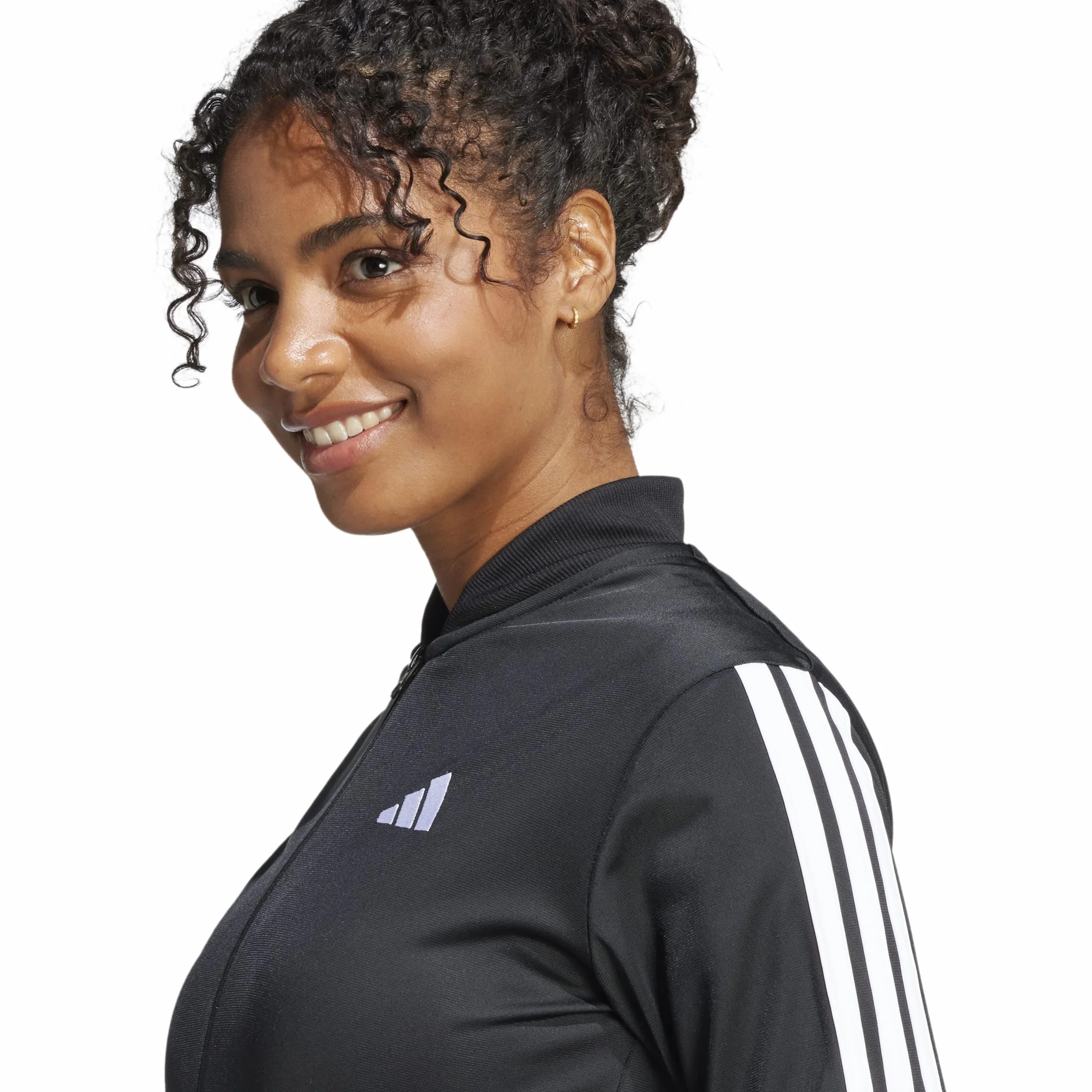 adidas Kobiety ESSENTIALS 3-STRIPES TRACKSUIT, Black, XL