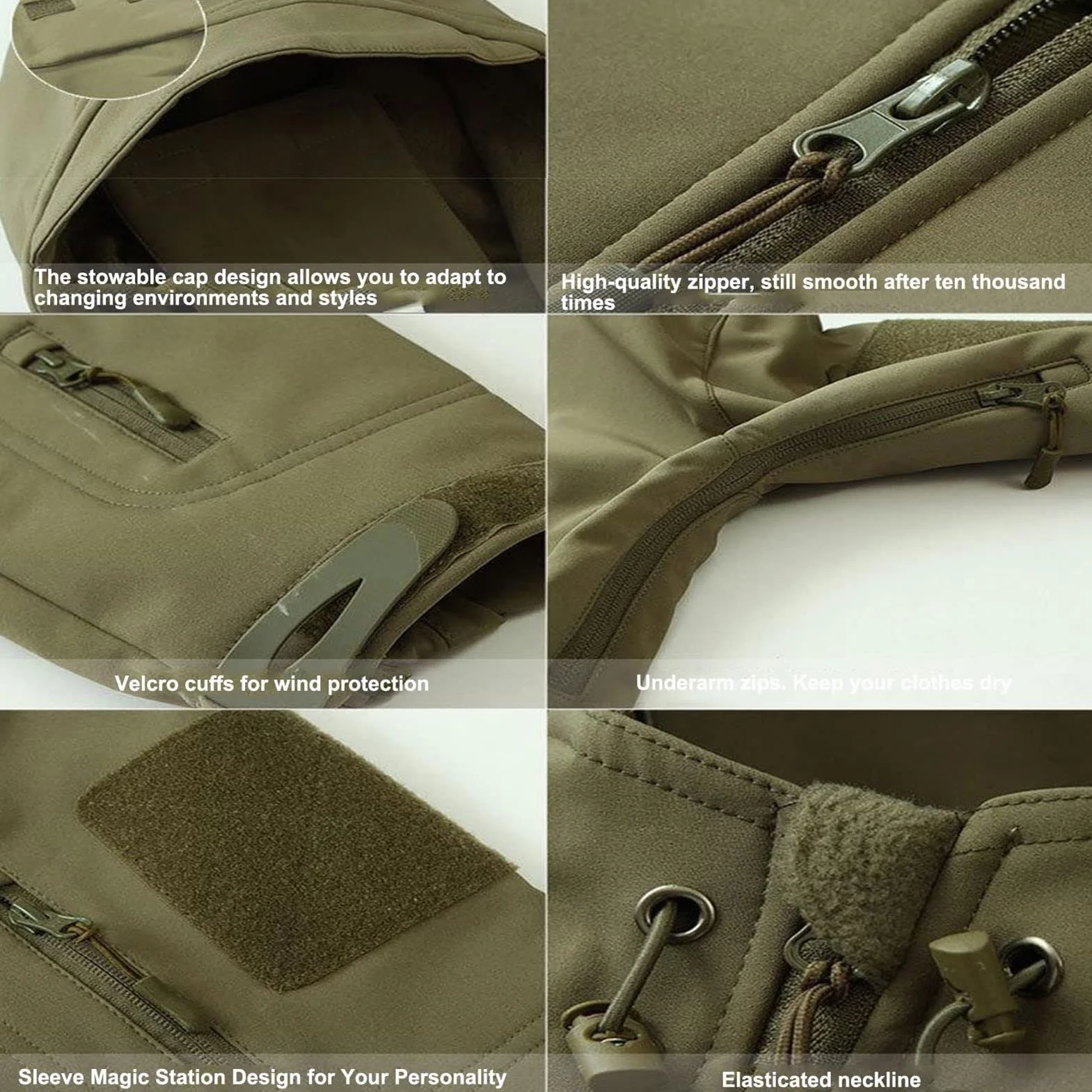 Taktyczna kurtka i spodnie zestaw dla mężczyzn - wodoodporny kamuflaż wojskowe kombinezony softshell, mundur wojskowy mundur bojowy strój