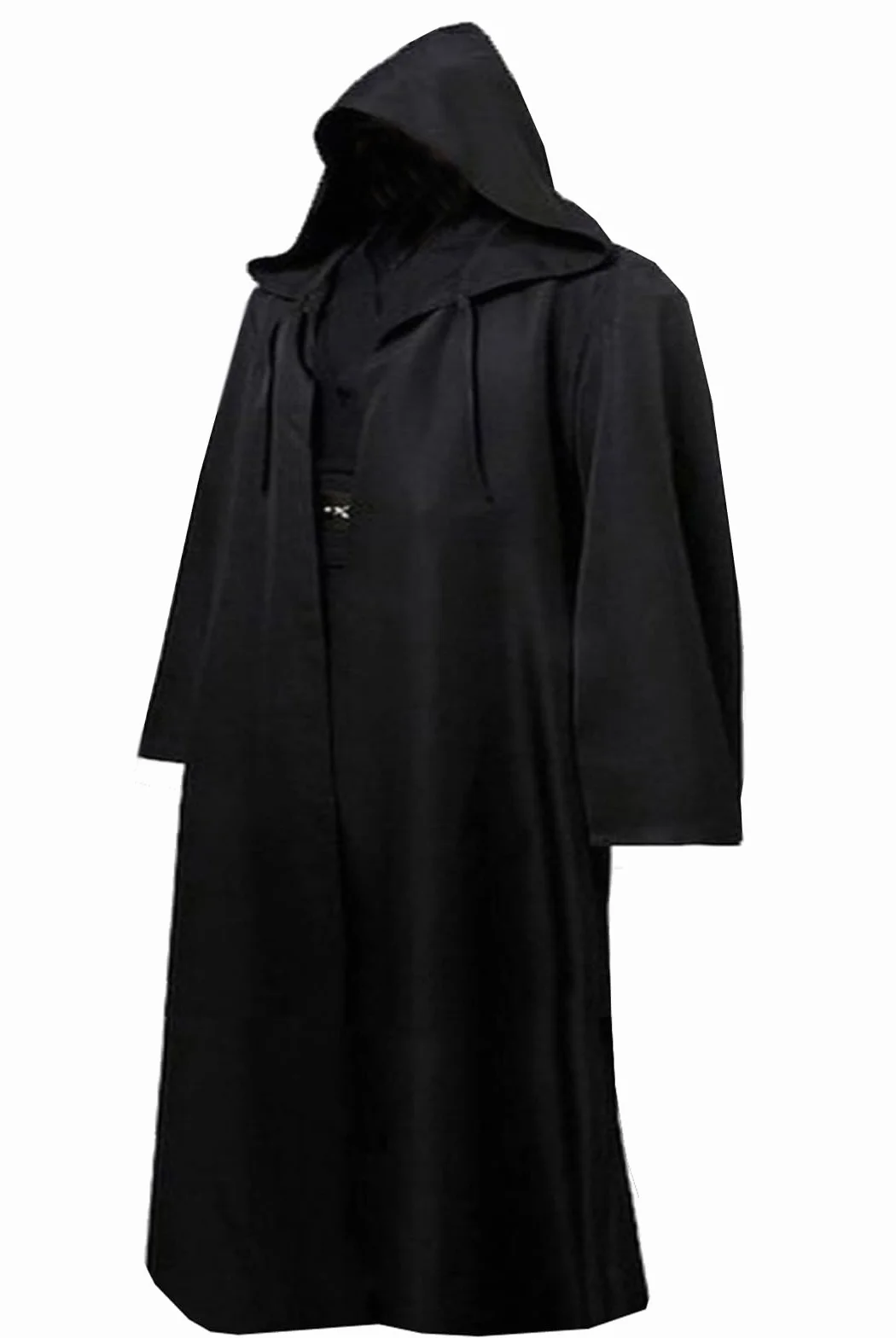 Kostium dla dorosłych tunika kostium rycerz płaszcz brązowy Jedi szlafrok z kapturem kamizelka koszula spodnie garnitur stroje na Halloween